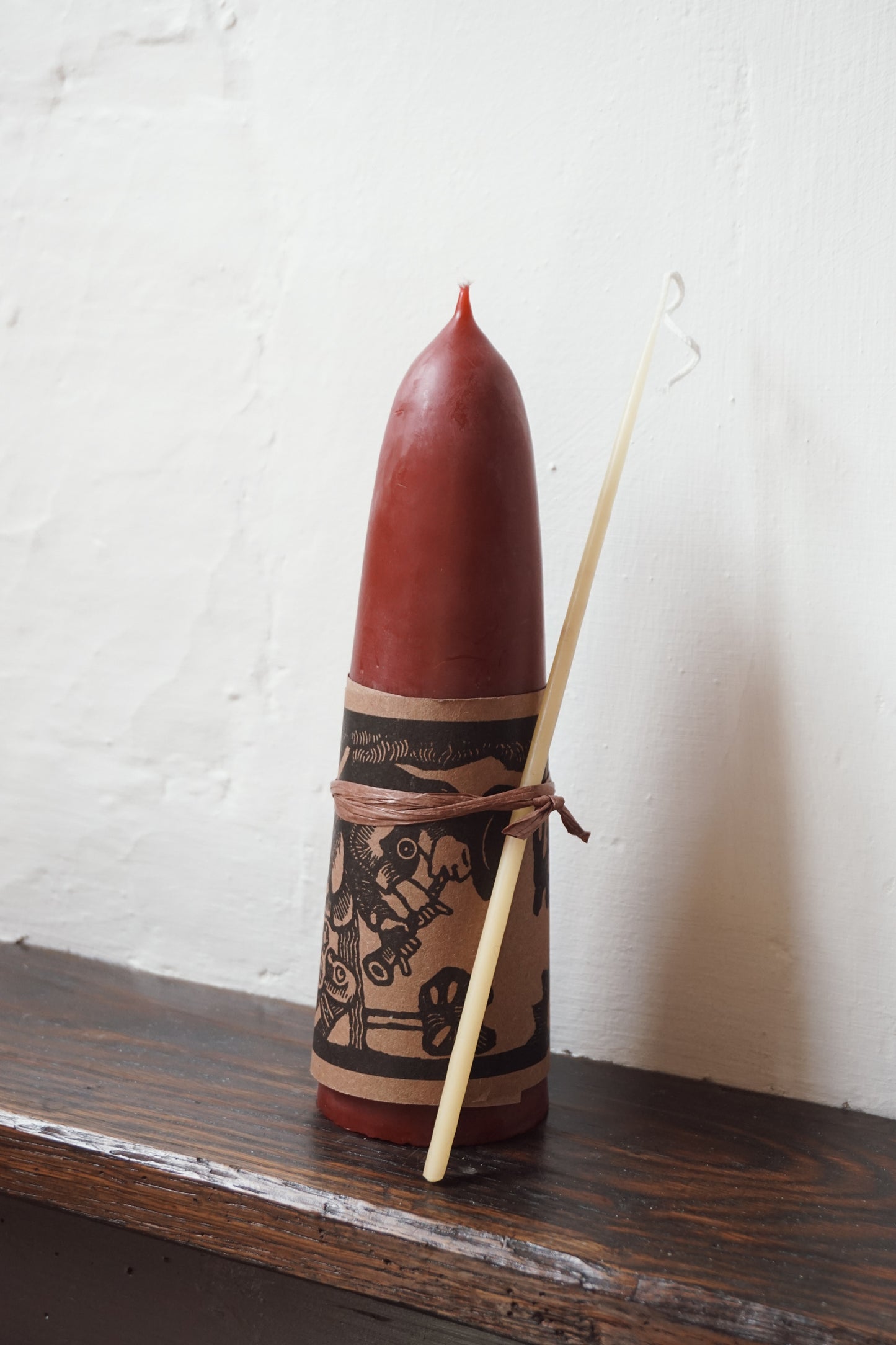 Large Hive Candle. Ritual Red by Gina Portman
