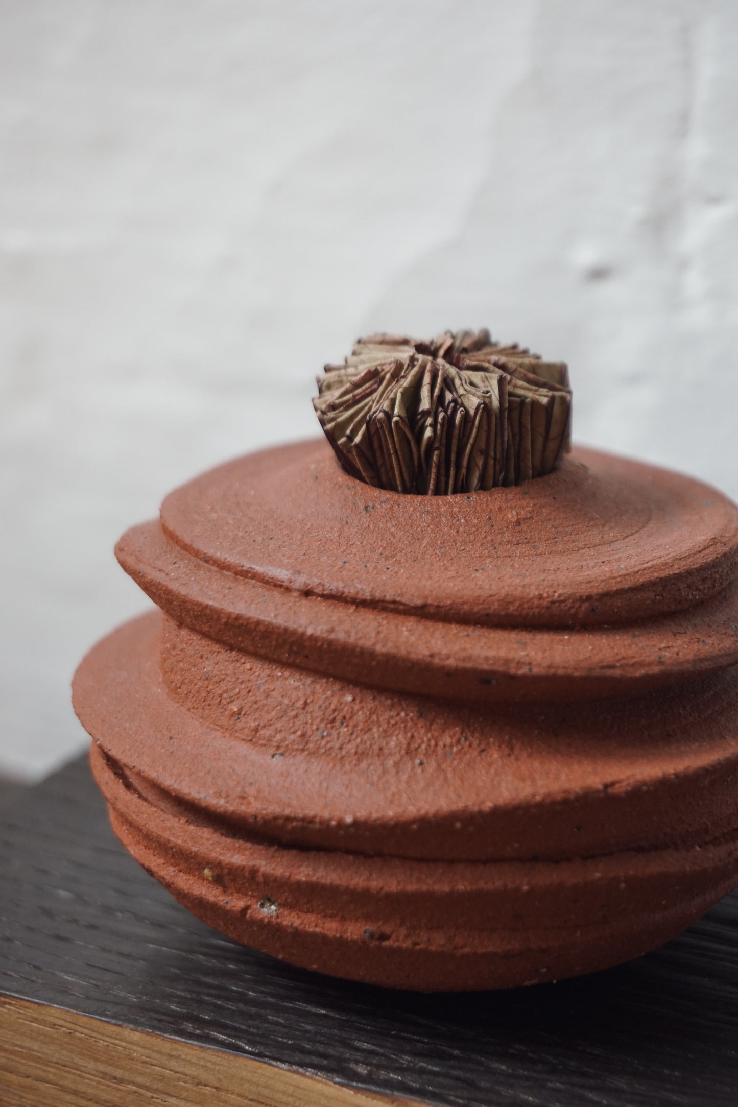 Wild Sussex Clay Vase by Kate McMinnies