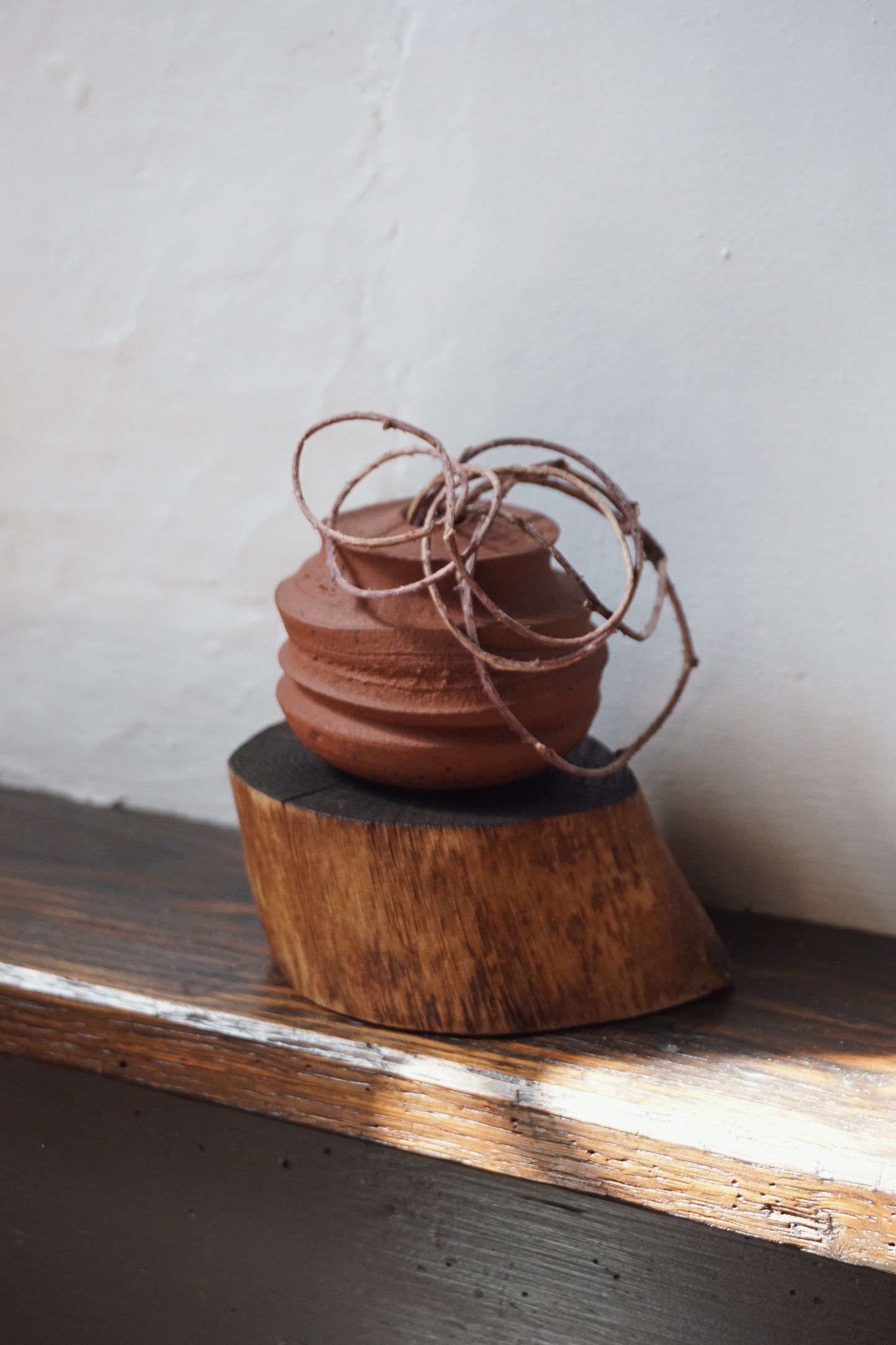 Wild Sussex Clay Vase by Kate McMinnies