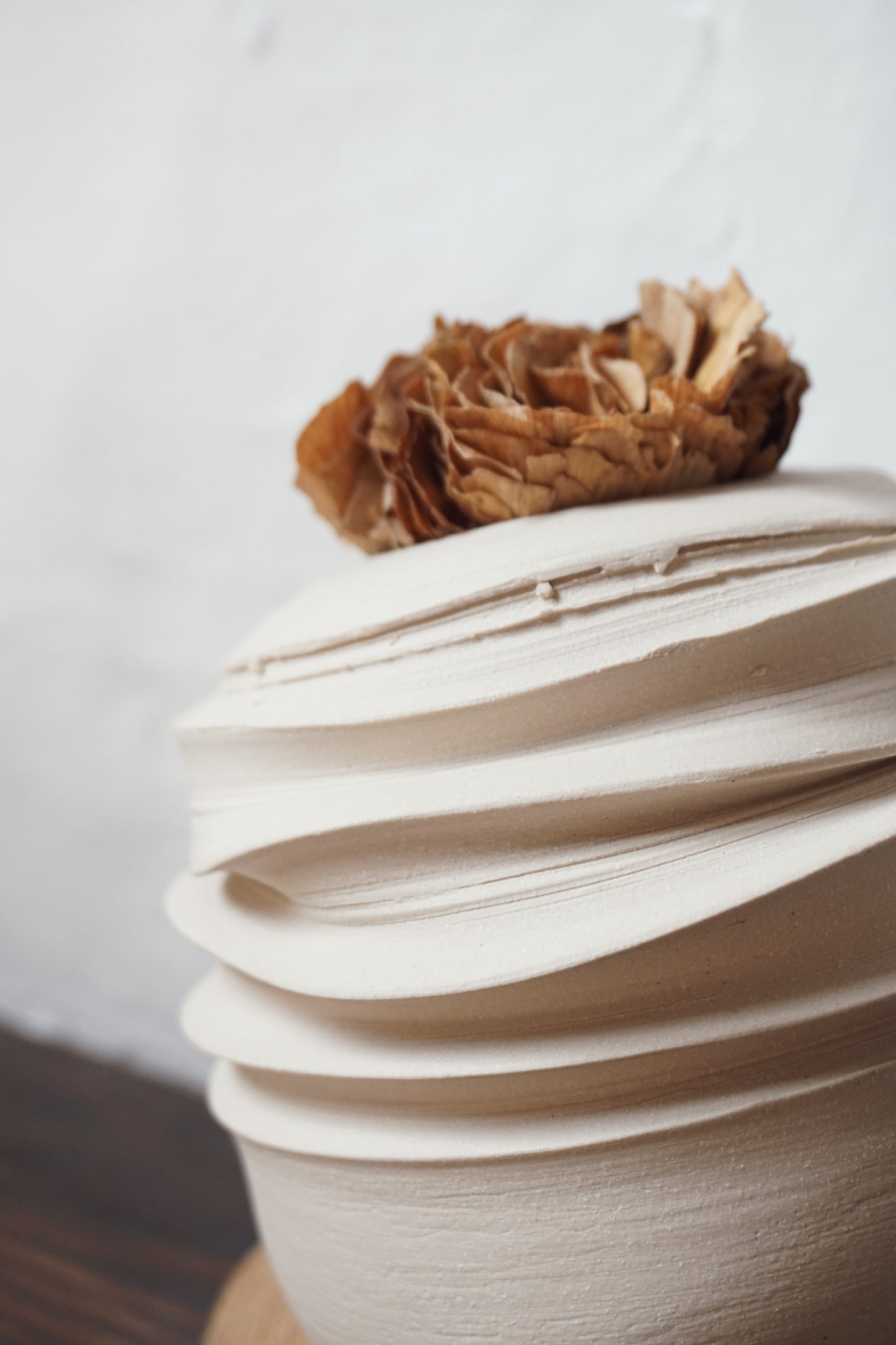 Stoneware Vase by Kate McMinnies