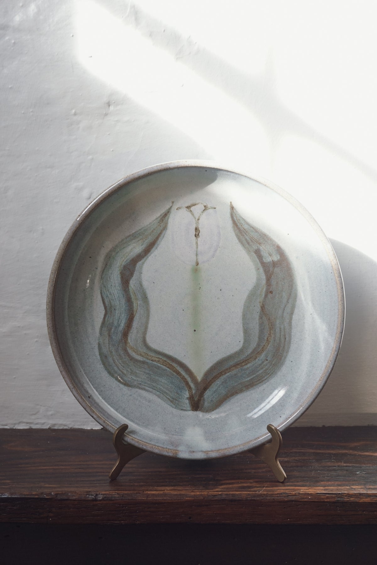Tulip Plate by Saskia Pomeroy