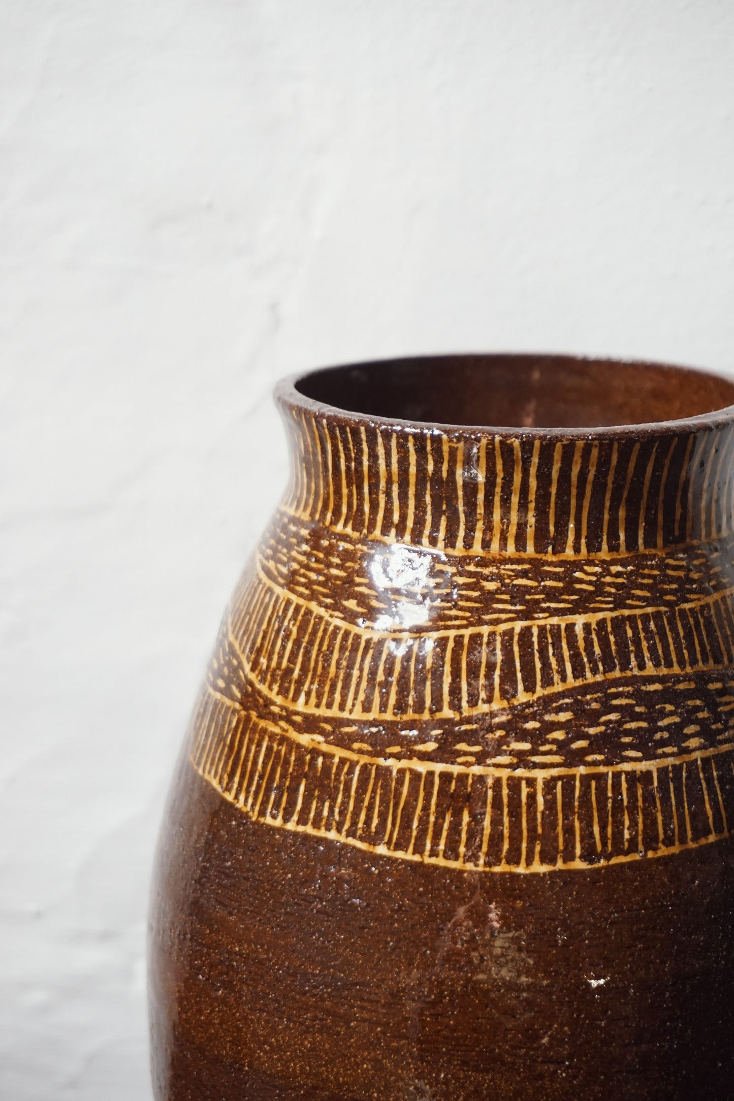 Earthenware Vase by Steph Tooley