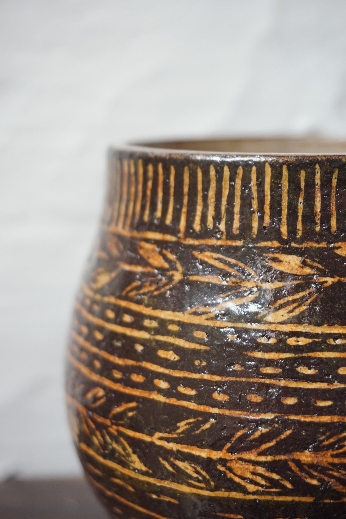 Black Stoneware Mug by Steph Tooley