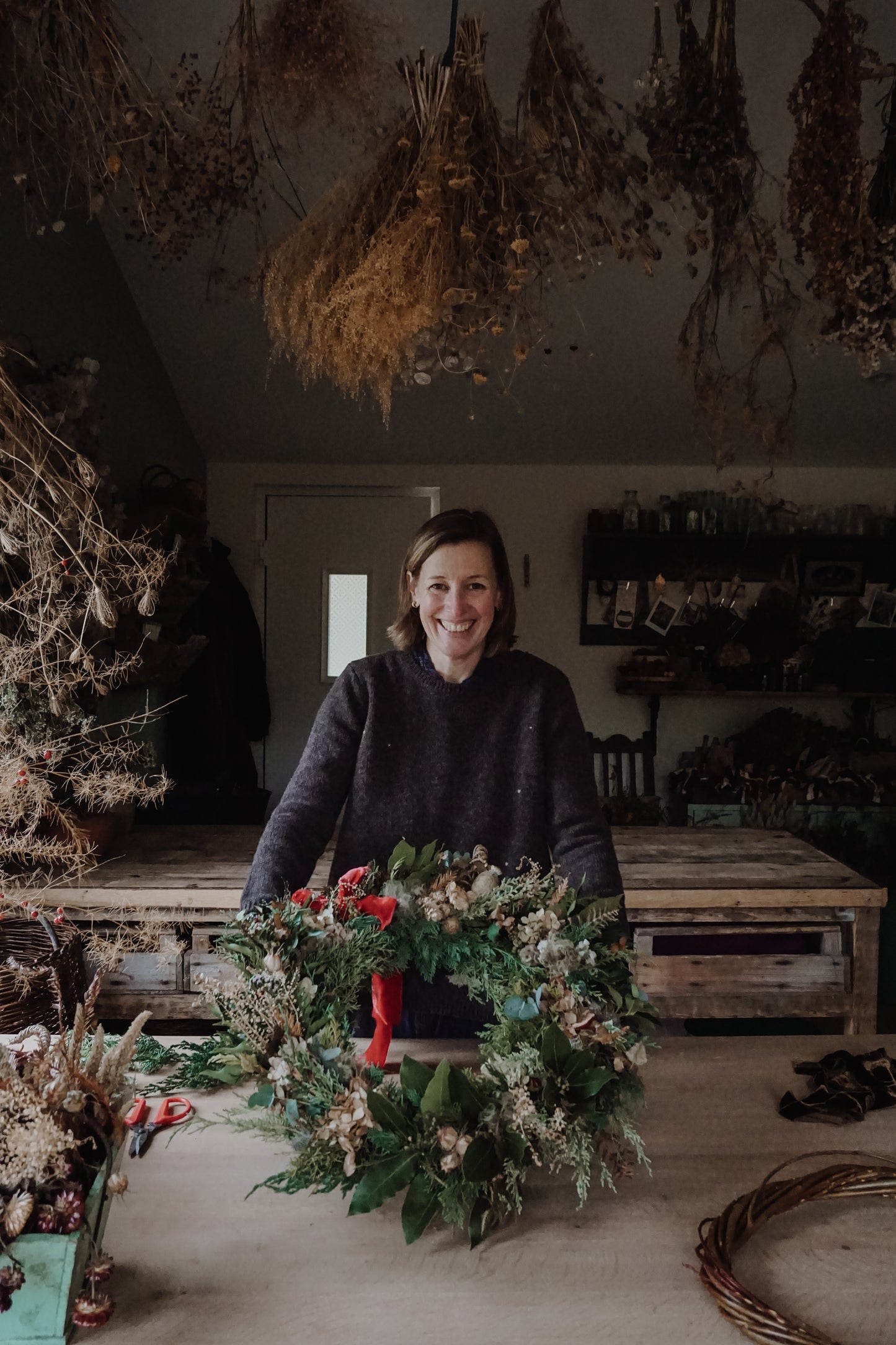 FESTIVE WREATH MAKING WORKSHOP - with Amy Bell. 5th December