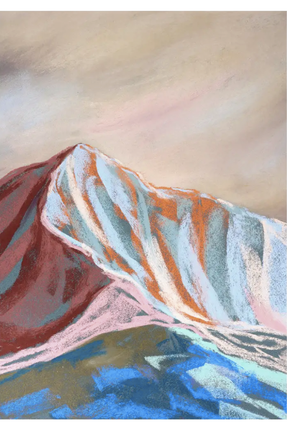 Velvet Peak VI Print by Mandy Maria