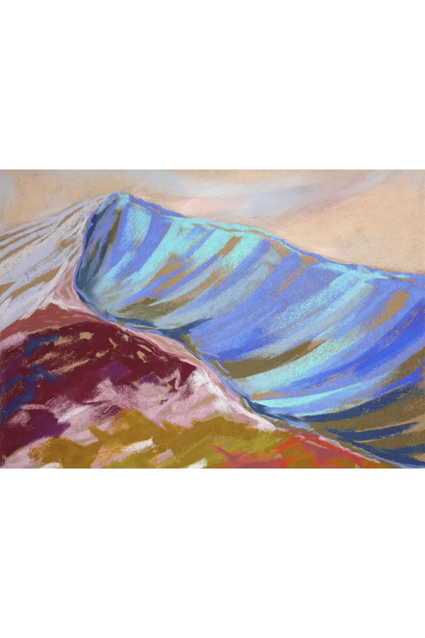 Velvet Peak V Print by Mandy Maria