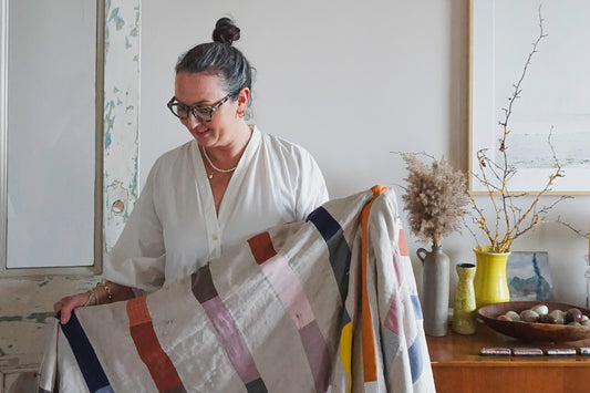 INSPIRED: Cutts & Sons - hand stitched art quilts