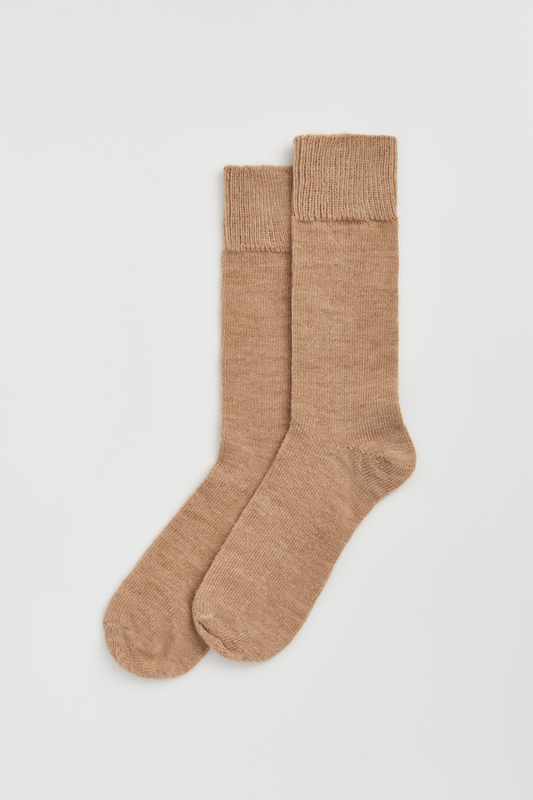 SOCKS - ALPACA. BISCUIT BEIGE