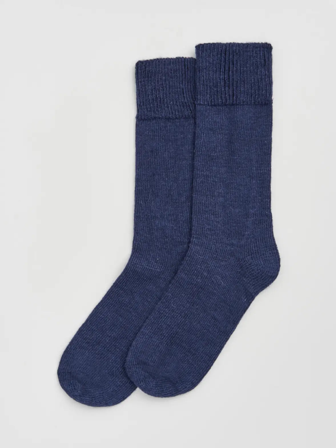 Socks - Alpaca. Inky Blue