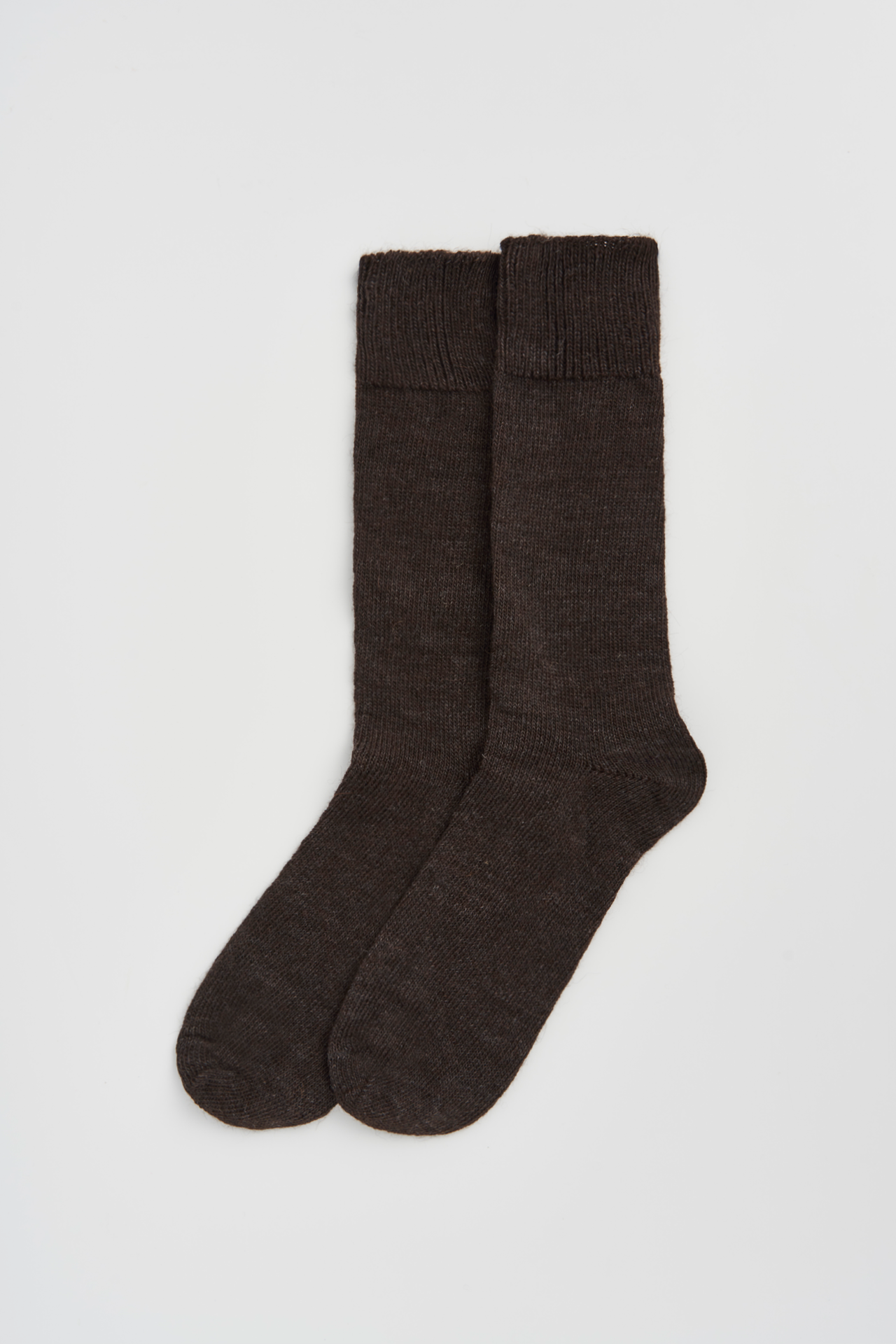 SOCKS - ALPACA. BITTER CHOCOLATE BROWN
