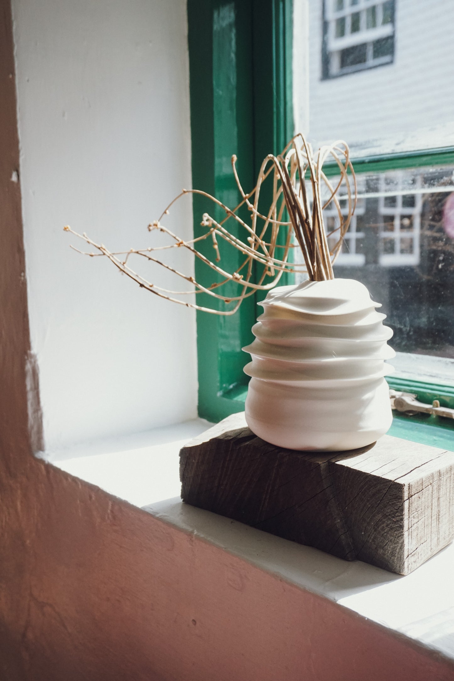 Glazed Porcelain Vase by Kate McMinnies