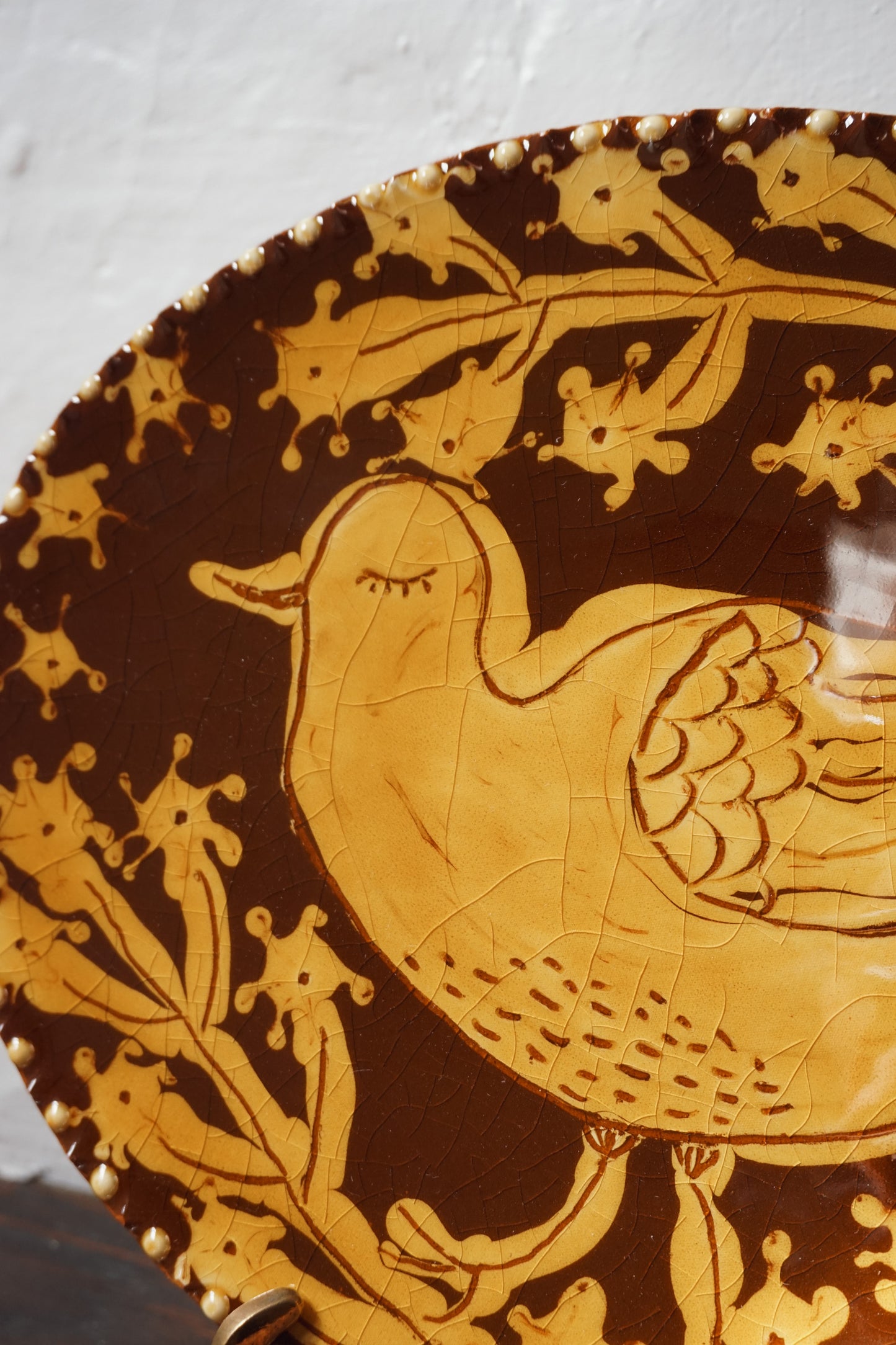 Harmony Bird Plate by Aono Pottery