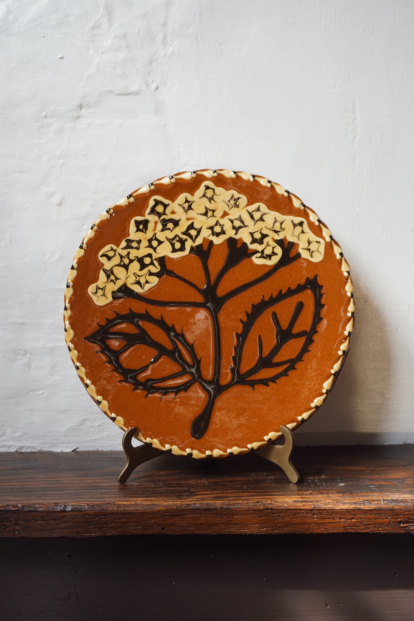 Small Hydrangea Plate by Aono Pottery