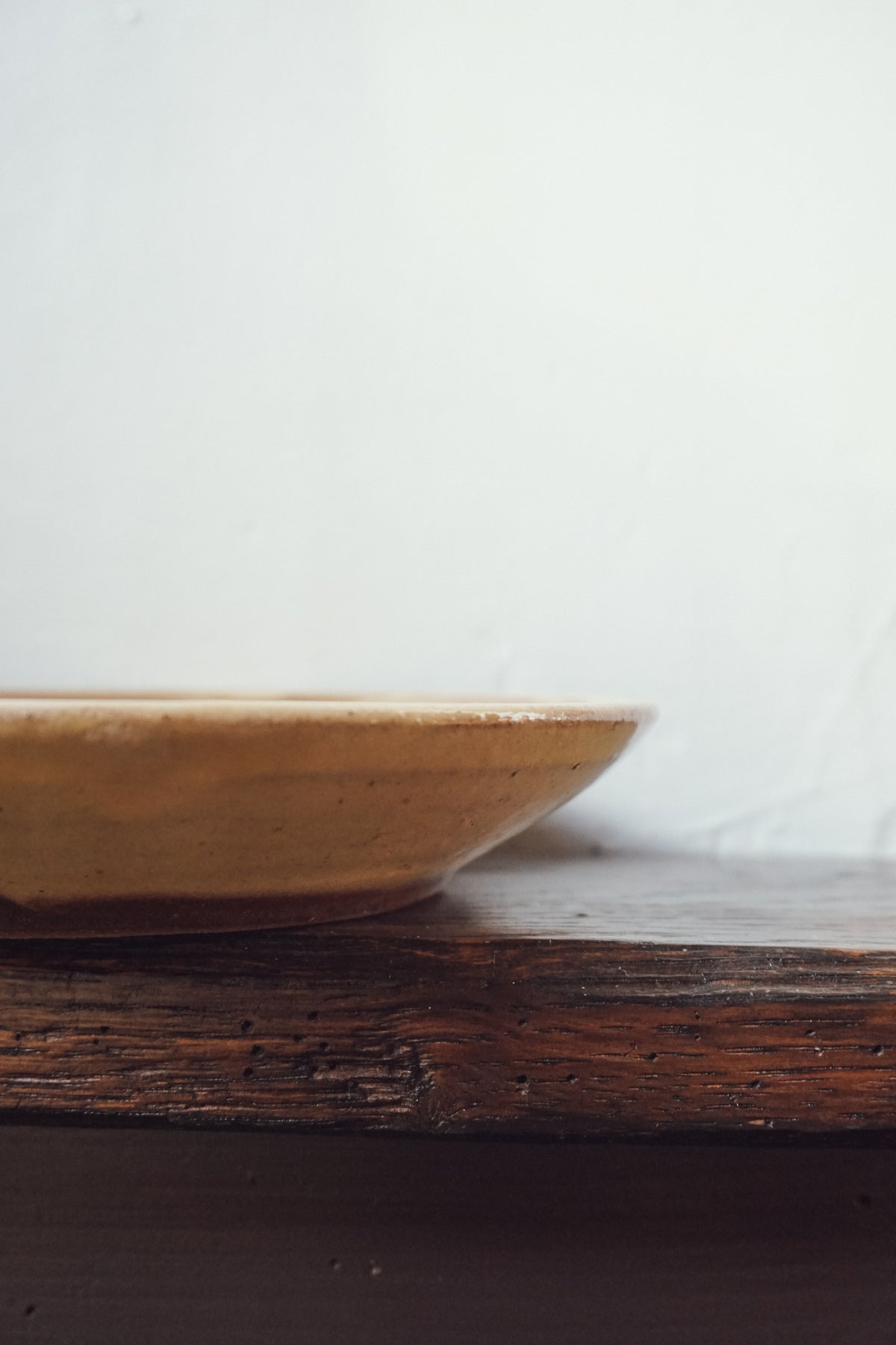 Floral slipware plate by Eve Gnoyke