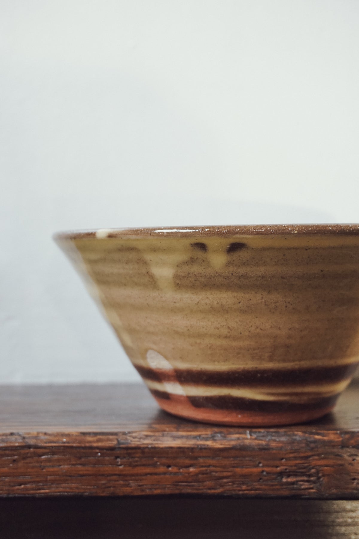 Slipware breakfast bowl by Eve Gnoyke
