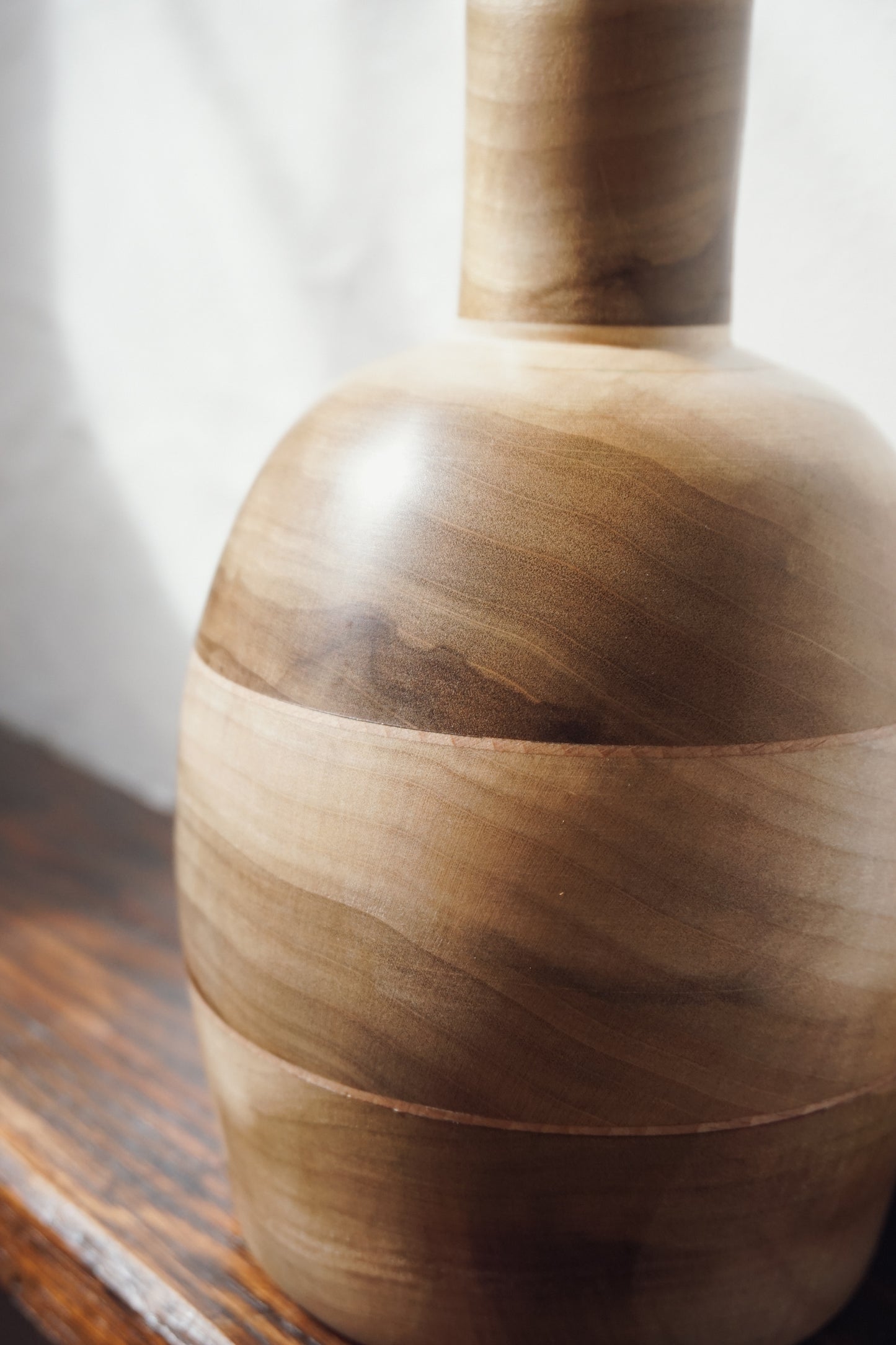 Tulip Wood Dried Flower Vase by G-Dad
