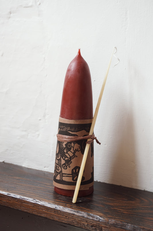 Large Hive Candle. Ritual Red by Gina Portman