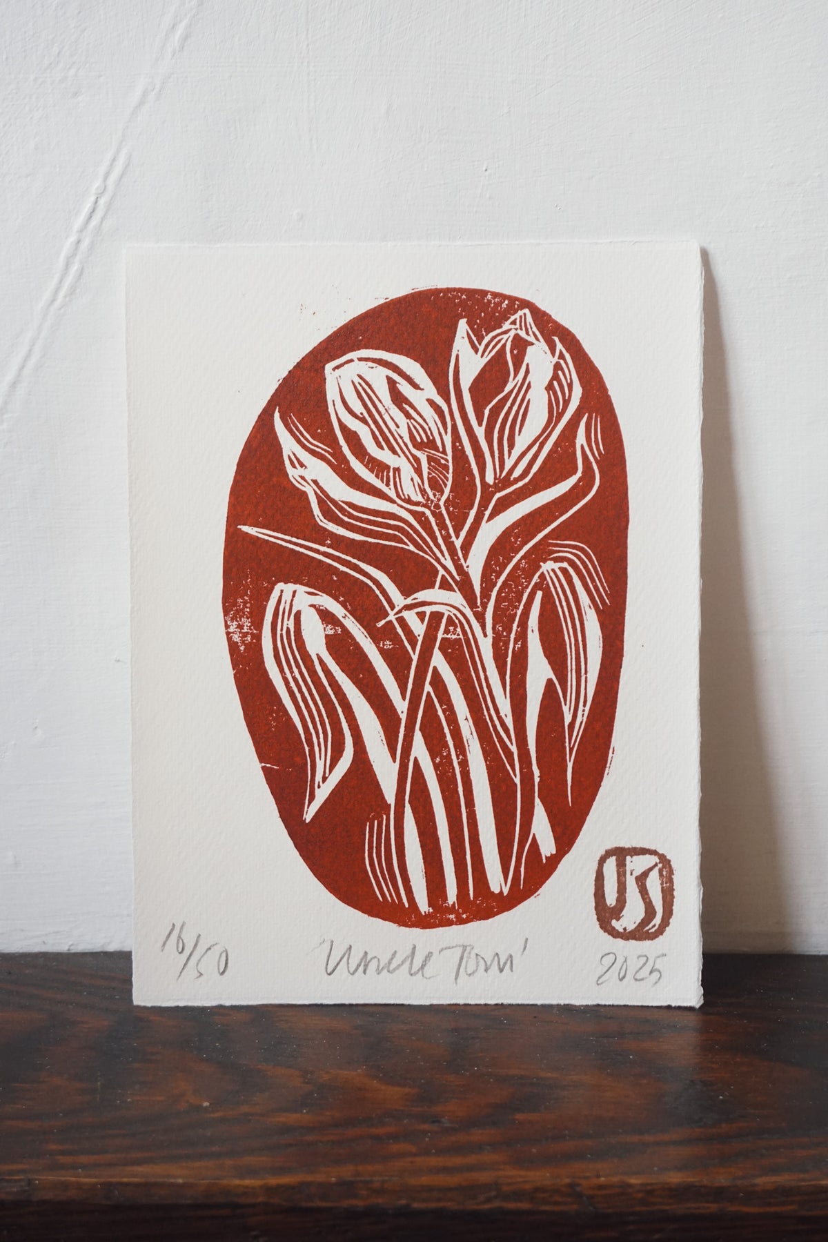 Rock Garden woodcut prints by Jo Sweeting