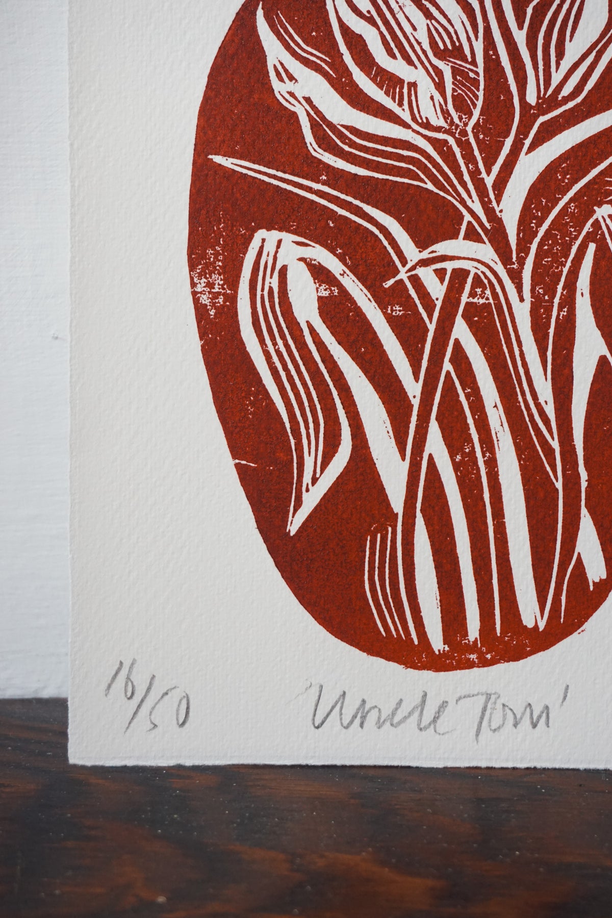 Rock Garden woodcut prints by Jo Sweeting