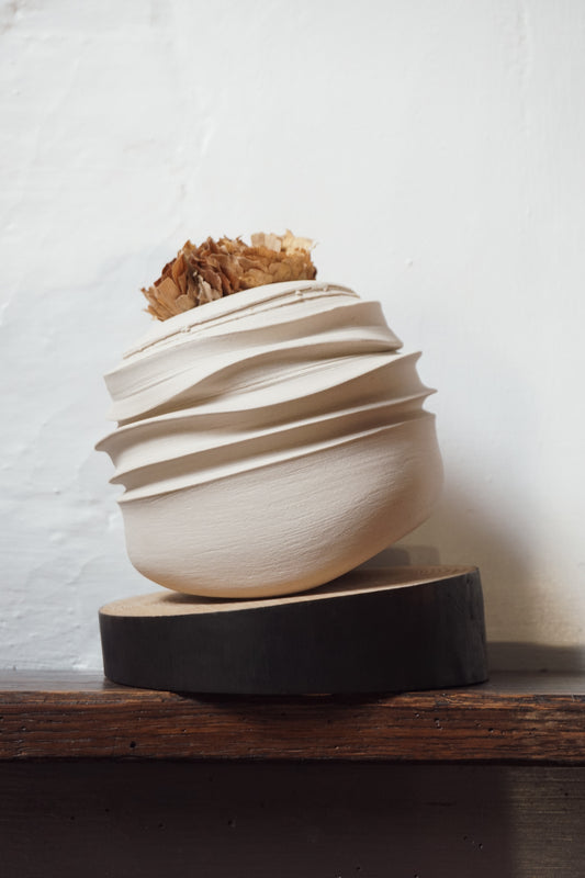Stoneware Vase by Kate McMinnies