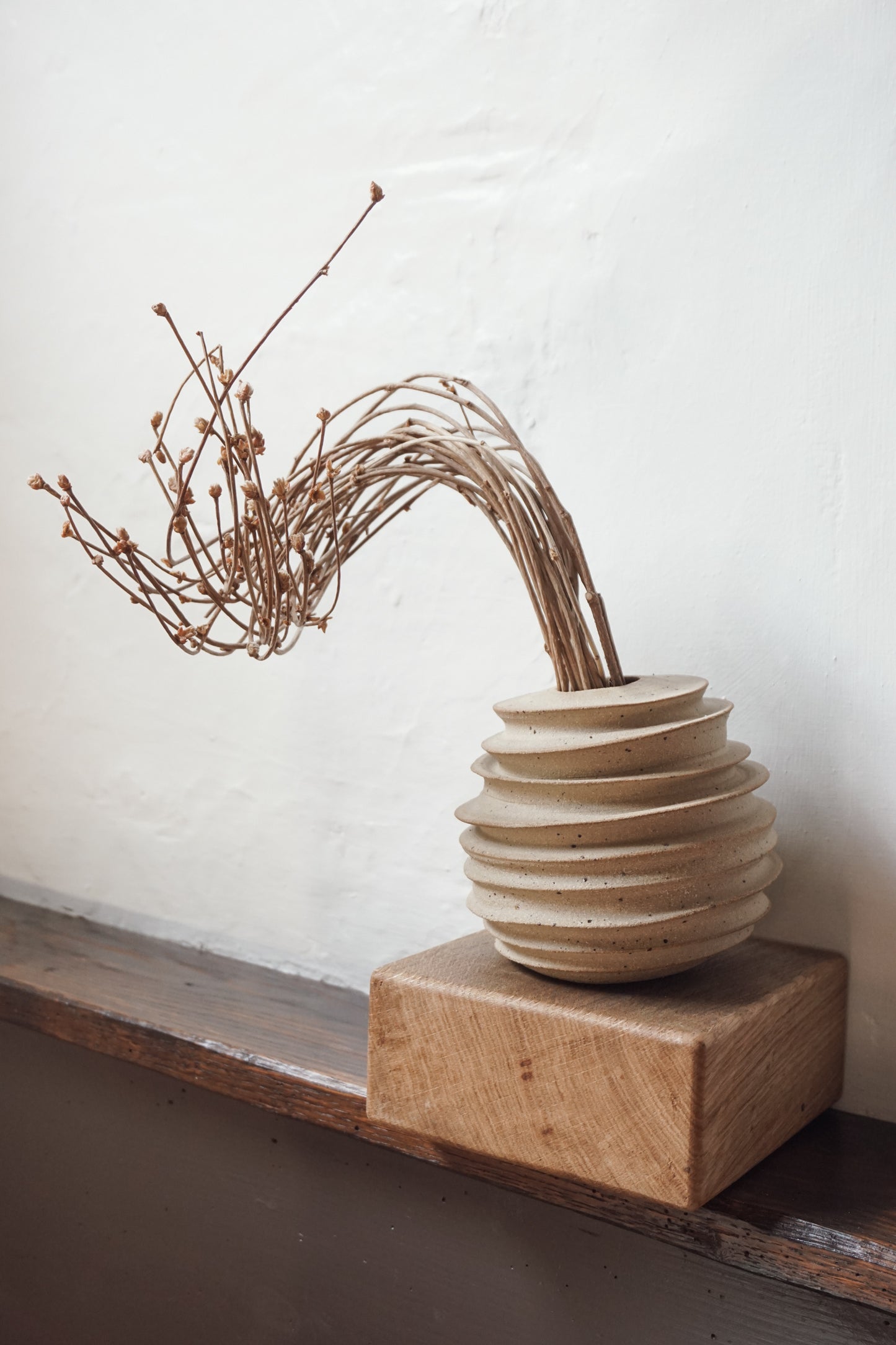 Wild Sussex Clay Vase by Kate McMinnies