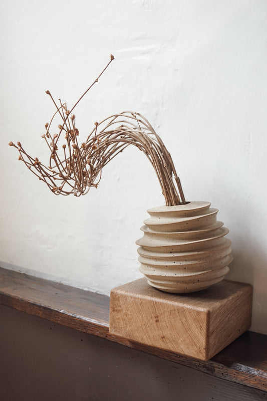 Wild Sussex Clay Vase by Kate McMinnies