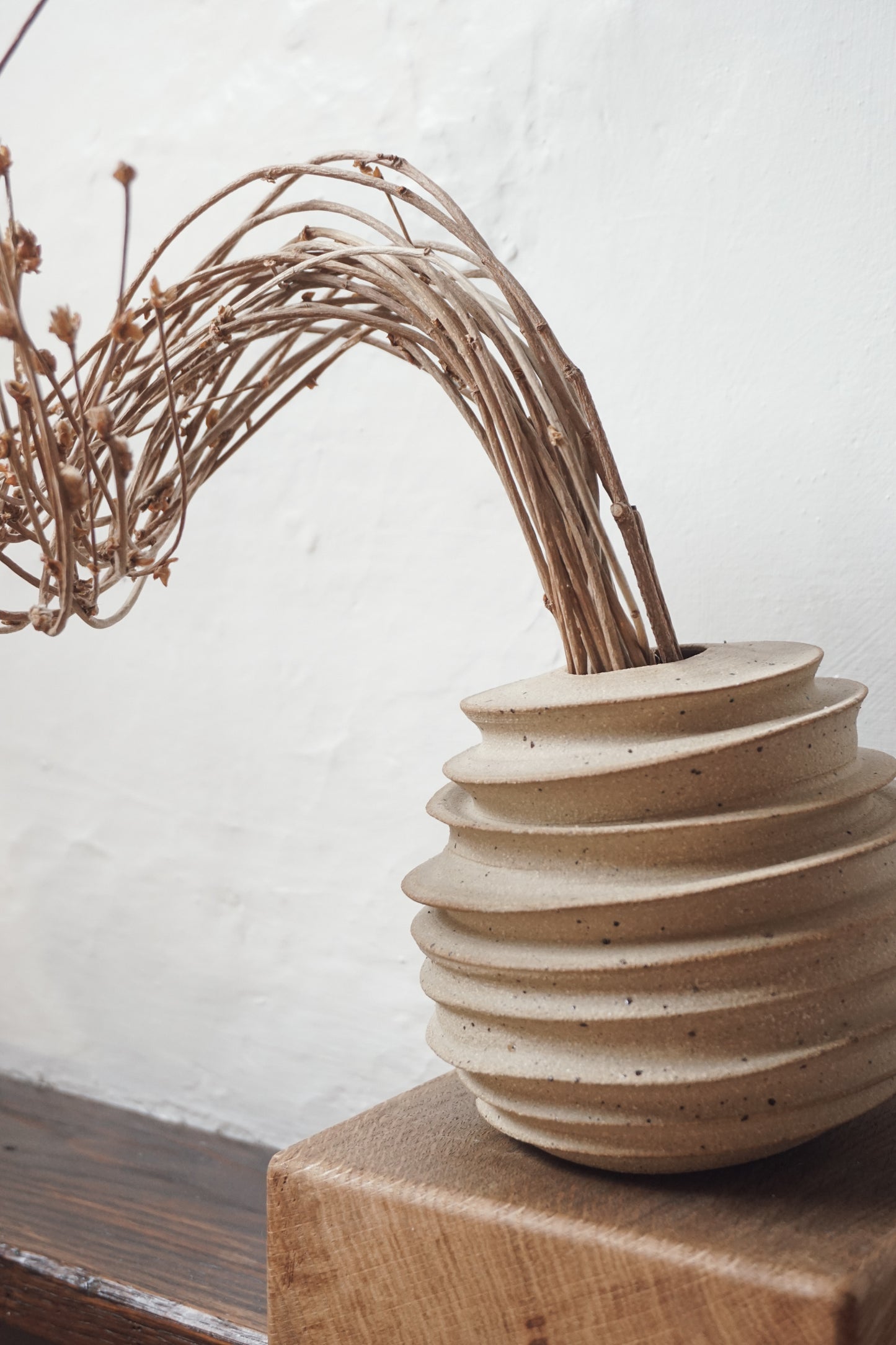 Wild Sussex Clay Vase by Kate McMinnies