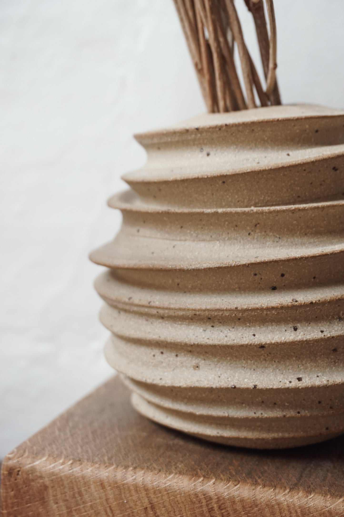 Wild Sussex Clay Vase by Kate McMinnies