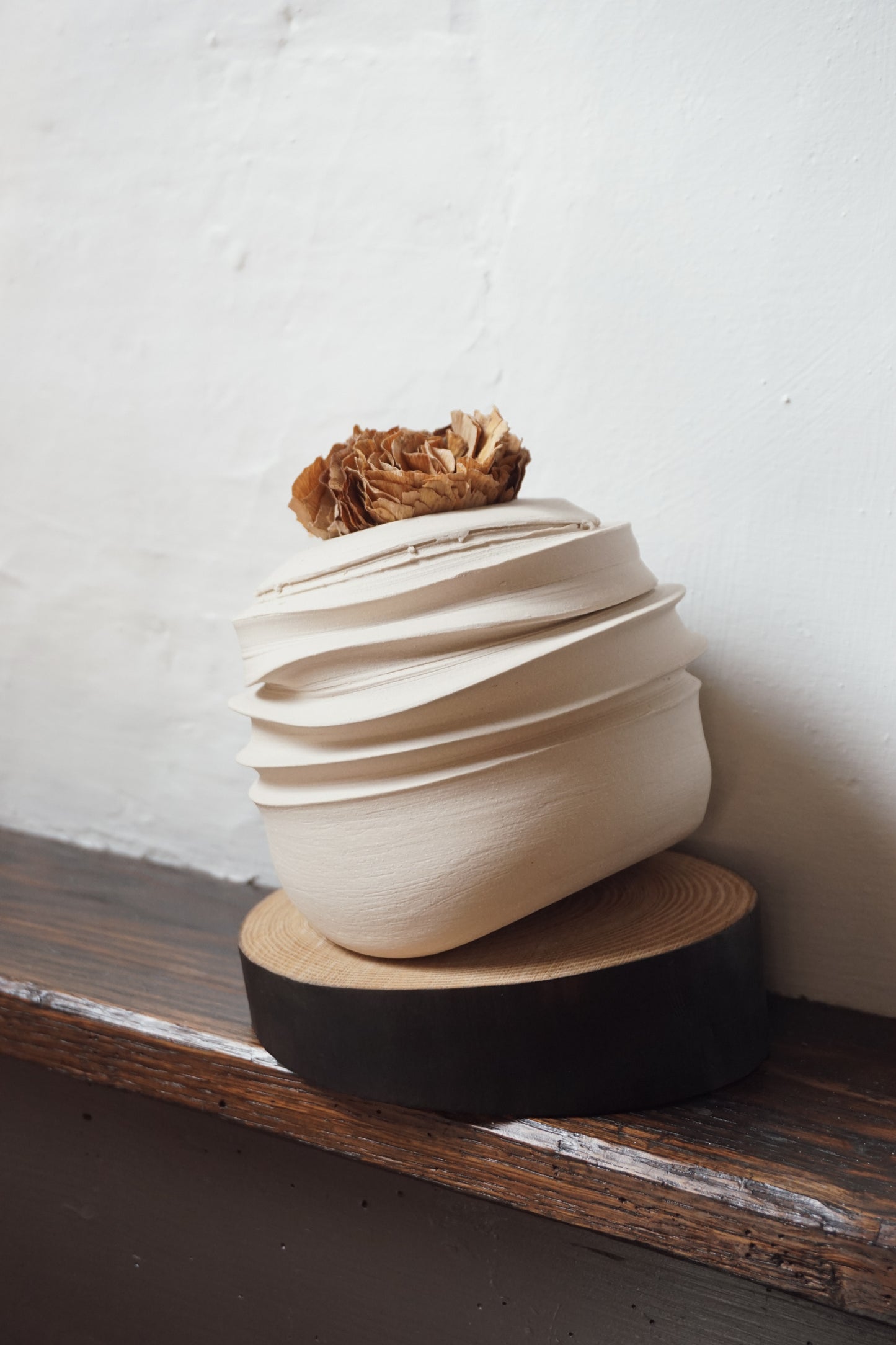 Stoneware Vase by Kate McMinnies
