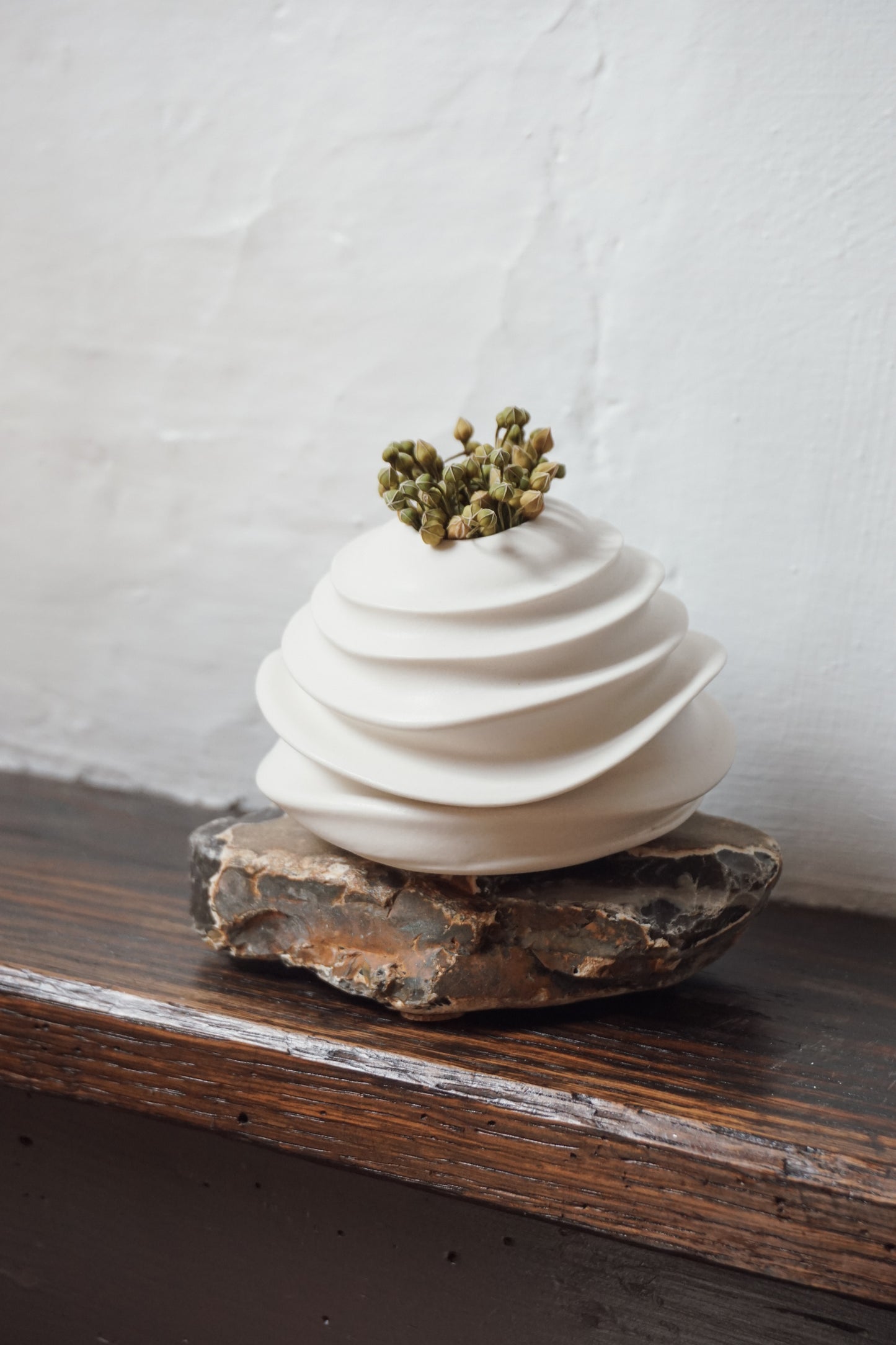 Glazed Porcelain Vase by Kate McMinnies