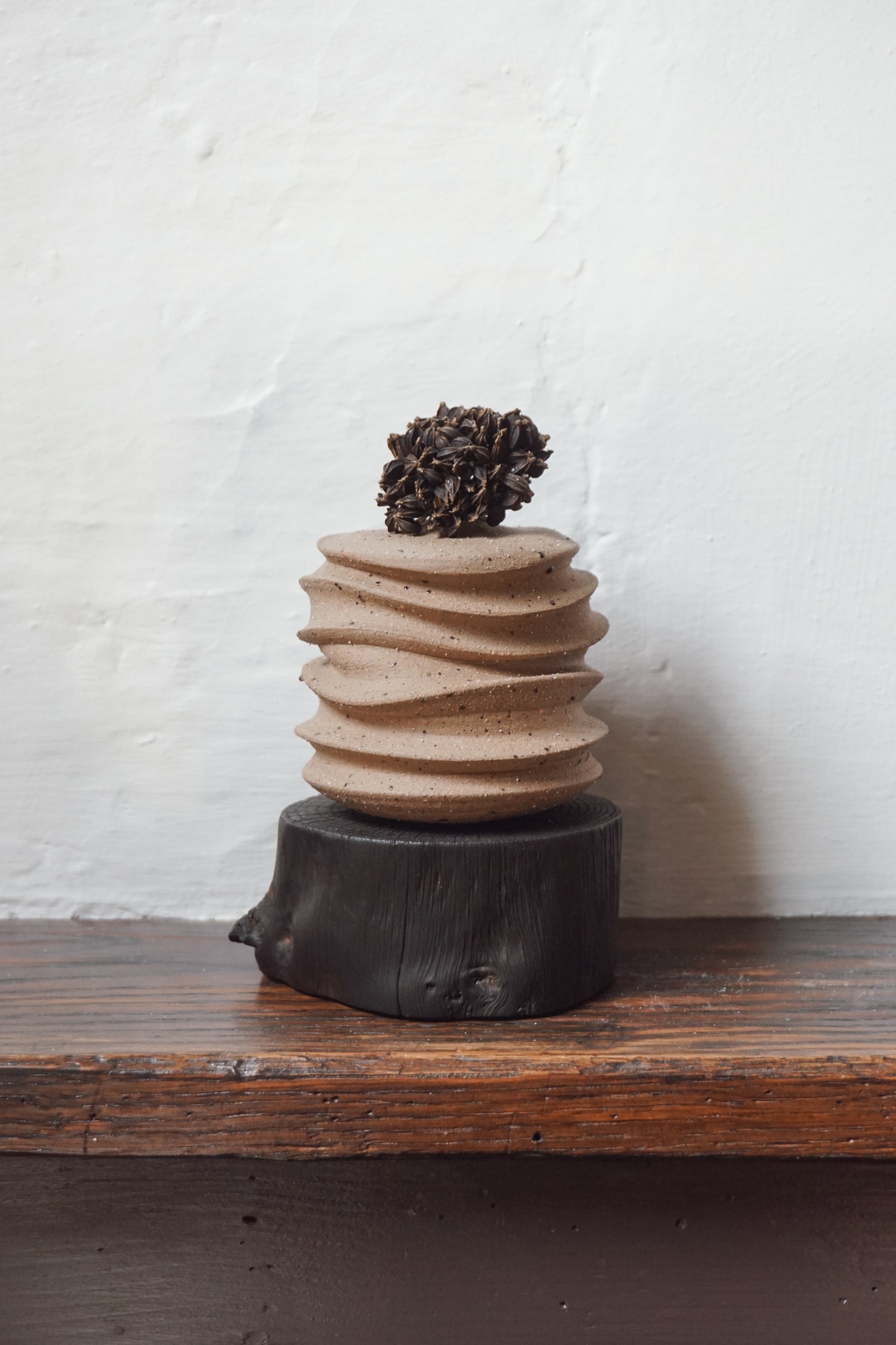 Wild Sussex Clay Vase by Kate McMinnies