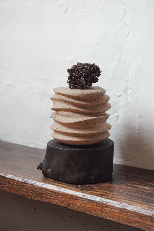 Wild Sussex Clay Vase by Kate McMinnies