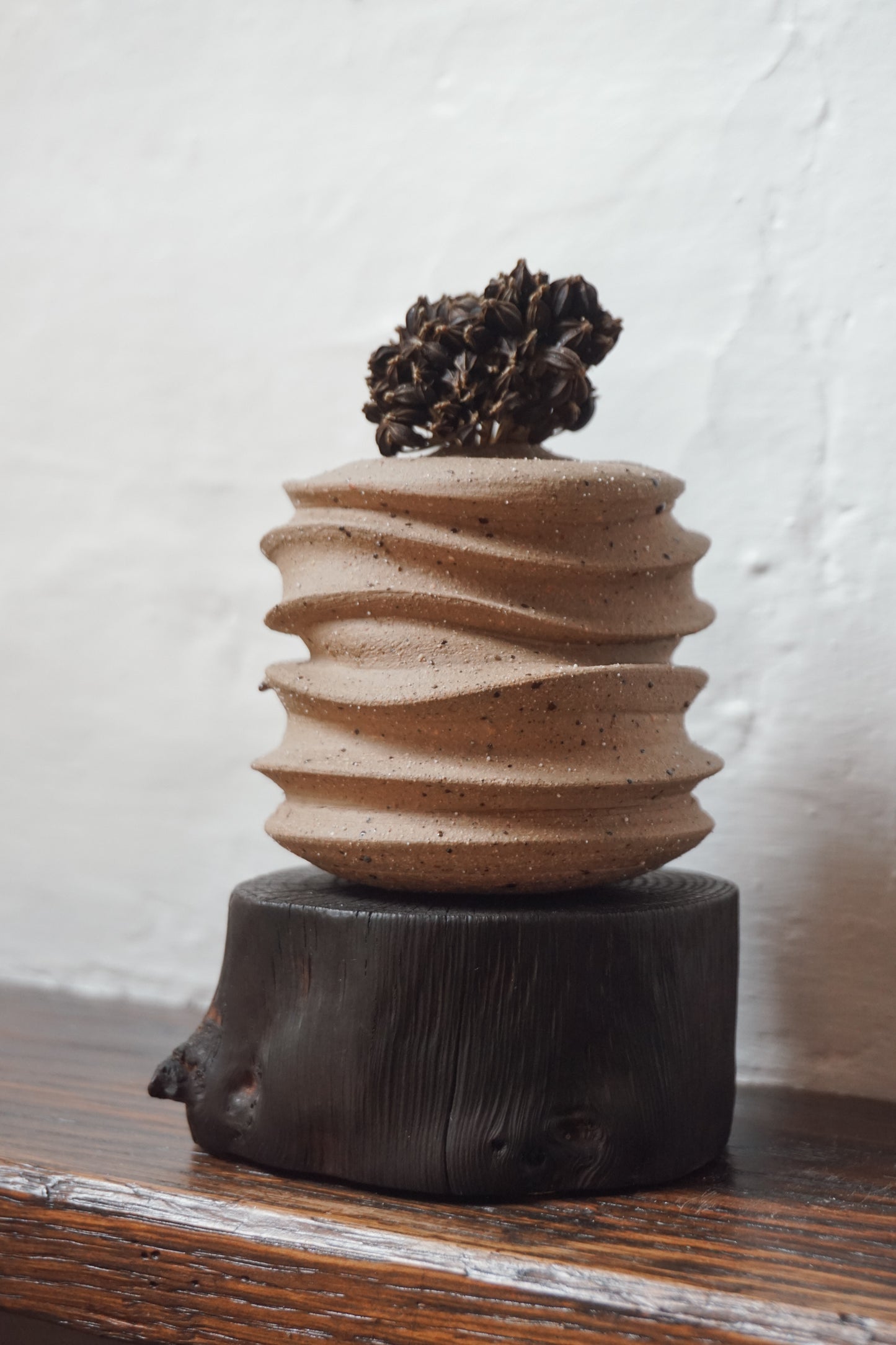 Wild Sussex Clay Vase by Kate McMinnies