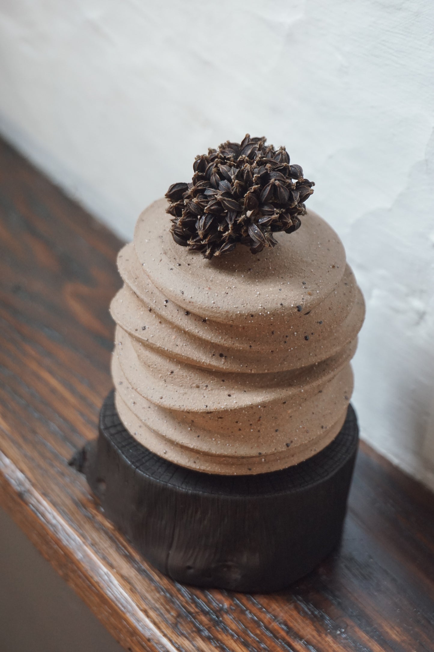 Wild Sussex Clay Vase by Kate McMinnies
