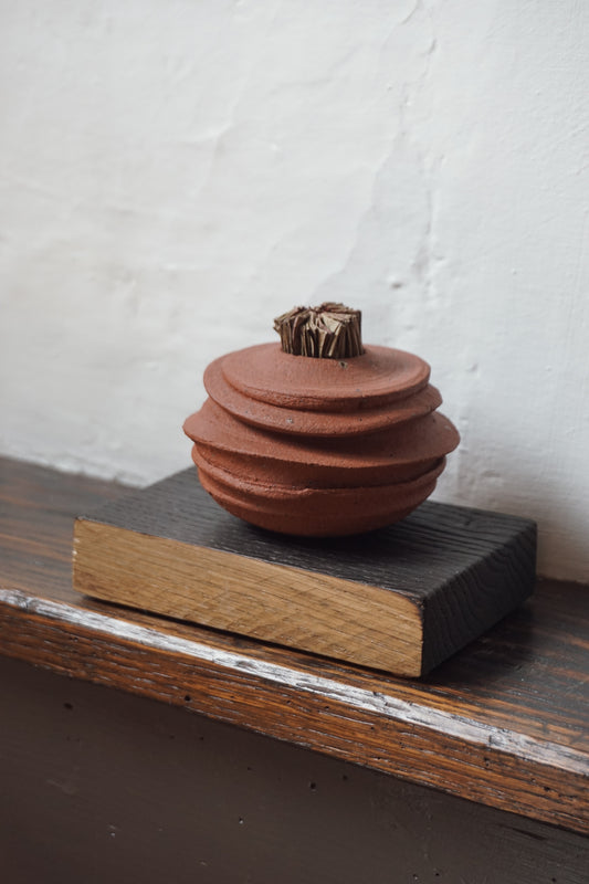 Wild Sussex Clay Vase by Kate McMinnies