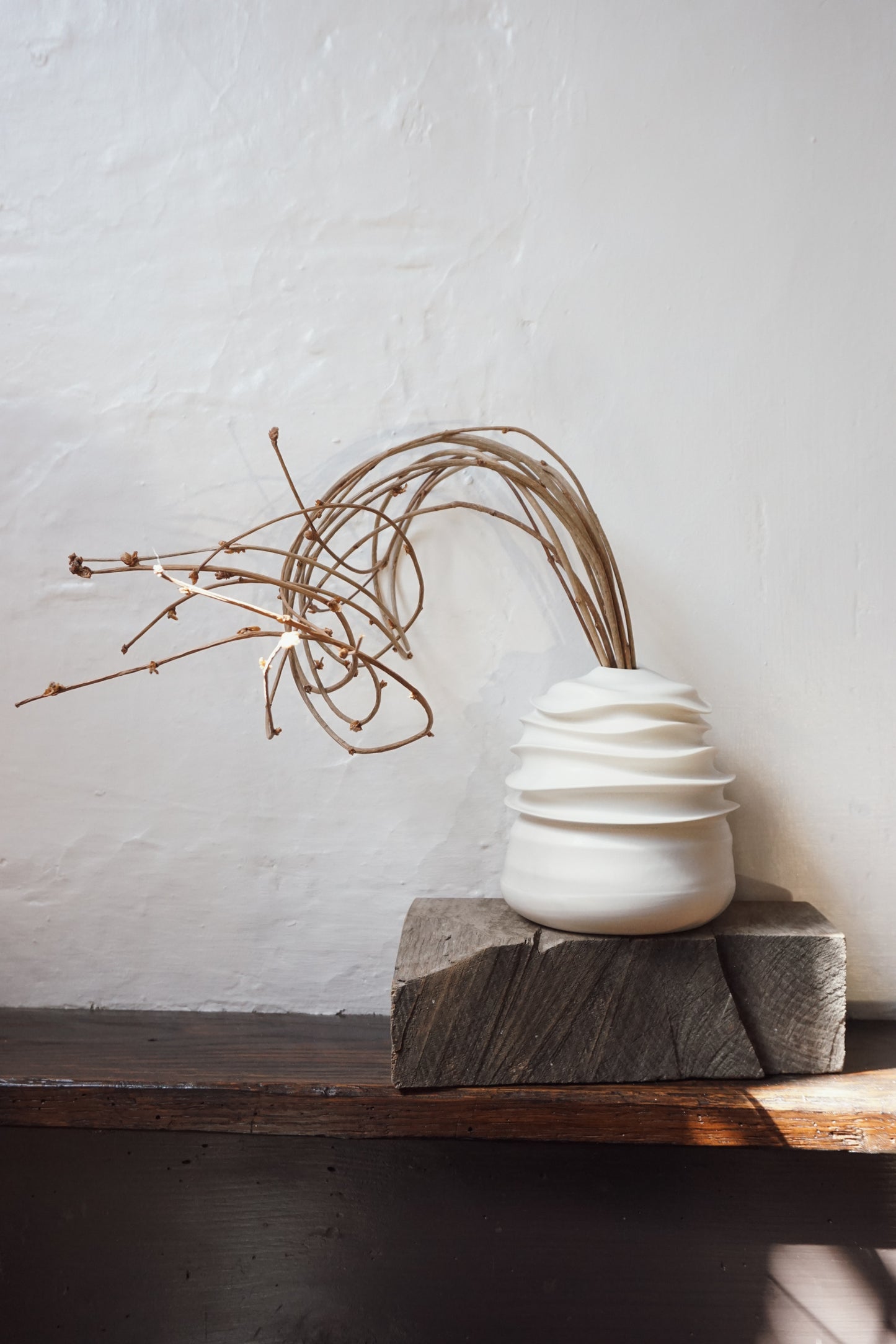 Glazed Porcelain Vase by Kate McMinnies