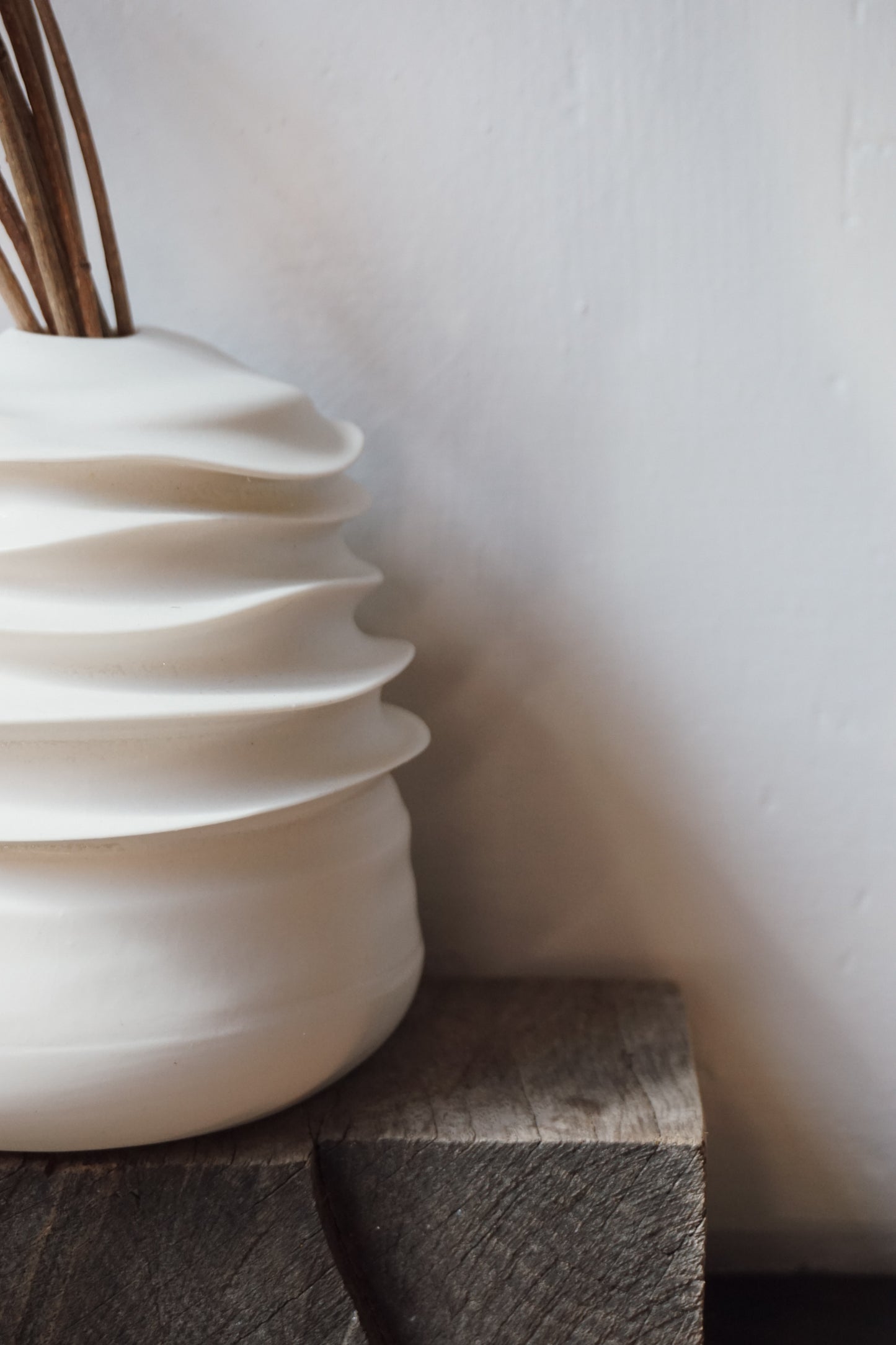 Glazed Porcelain Vase by Kate McMinnies