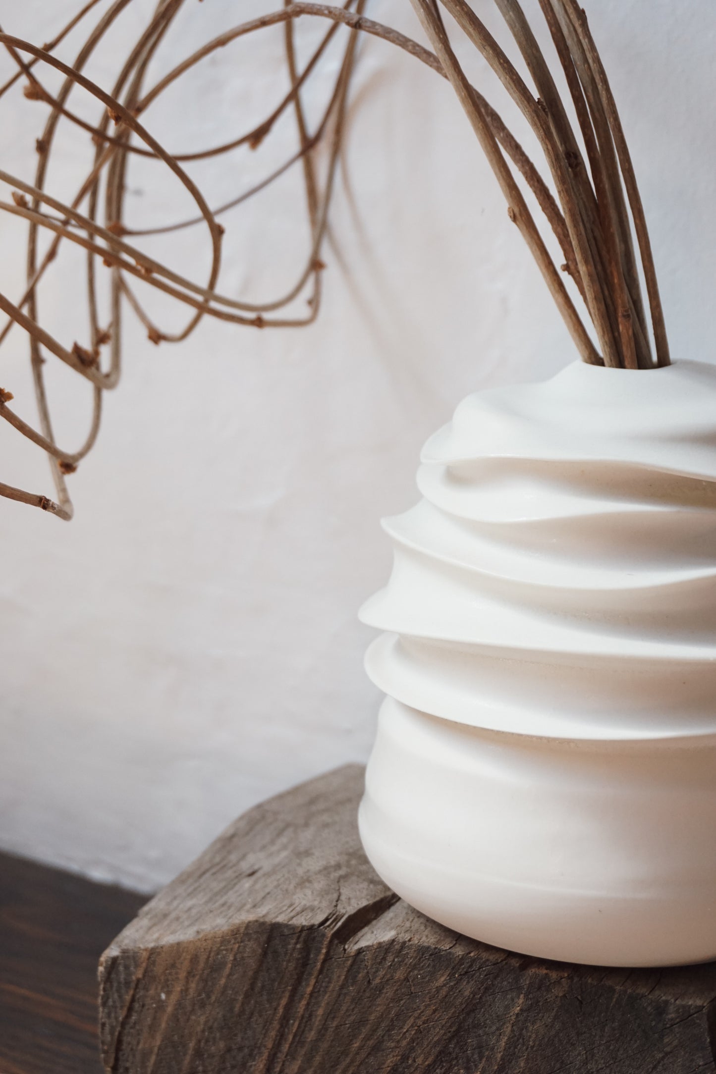 Glazed Porcelain Vase by Kate McMinnies