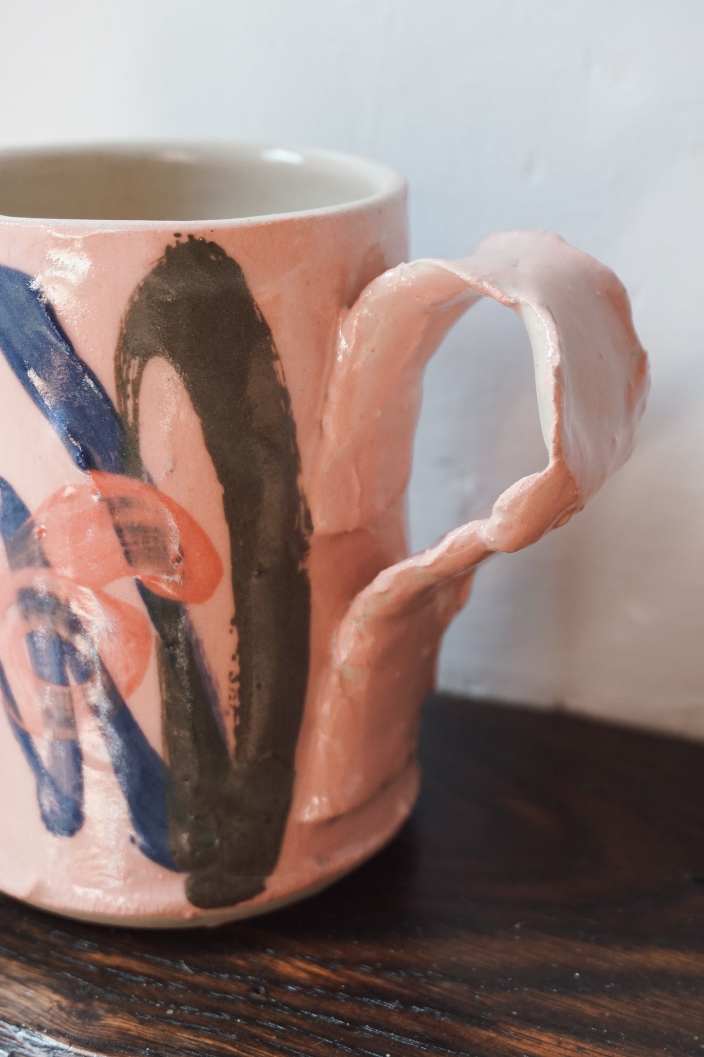 Abstract Floral Mug by Lotte Andrews