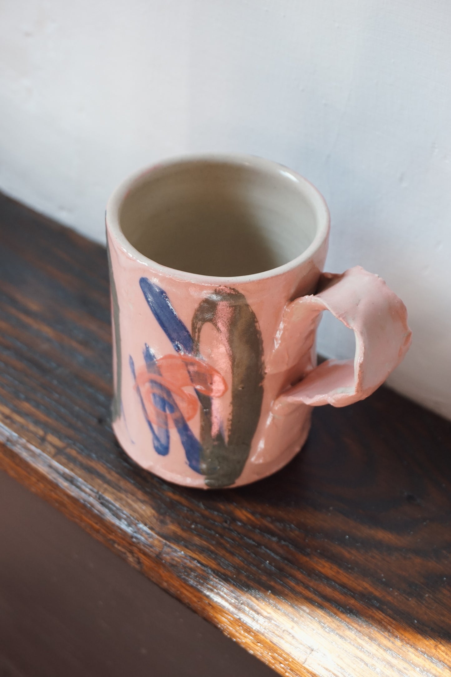 Abstract Floral Mug by Lotte Andrews