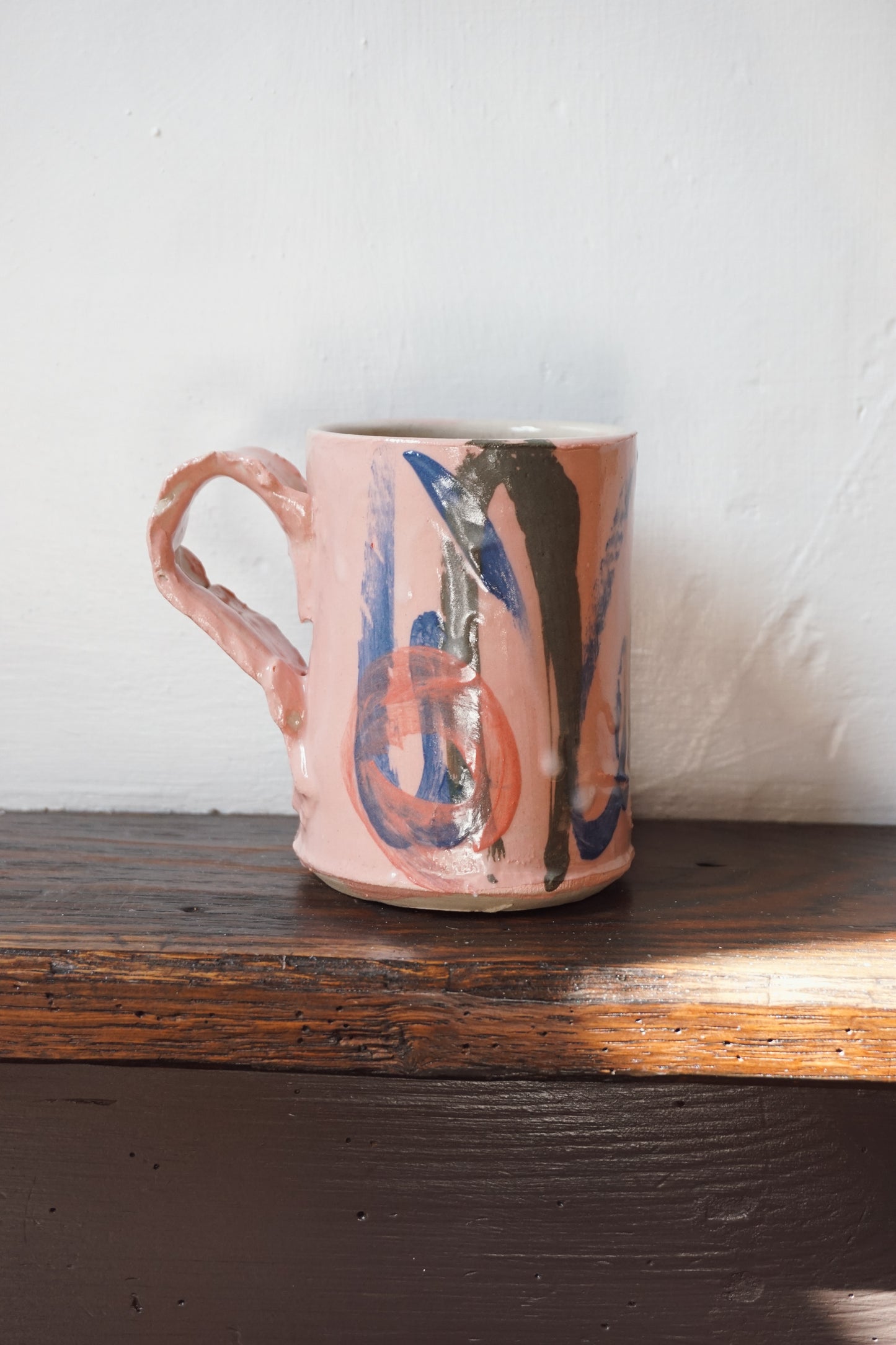 Abstract Floral Mug by Lotte Andrews