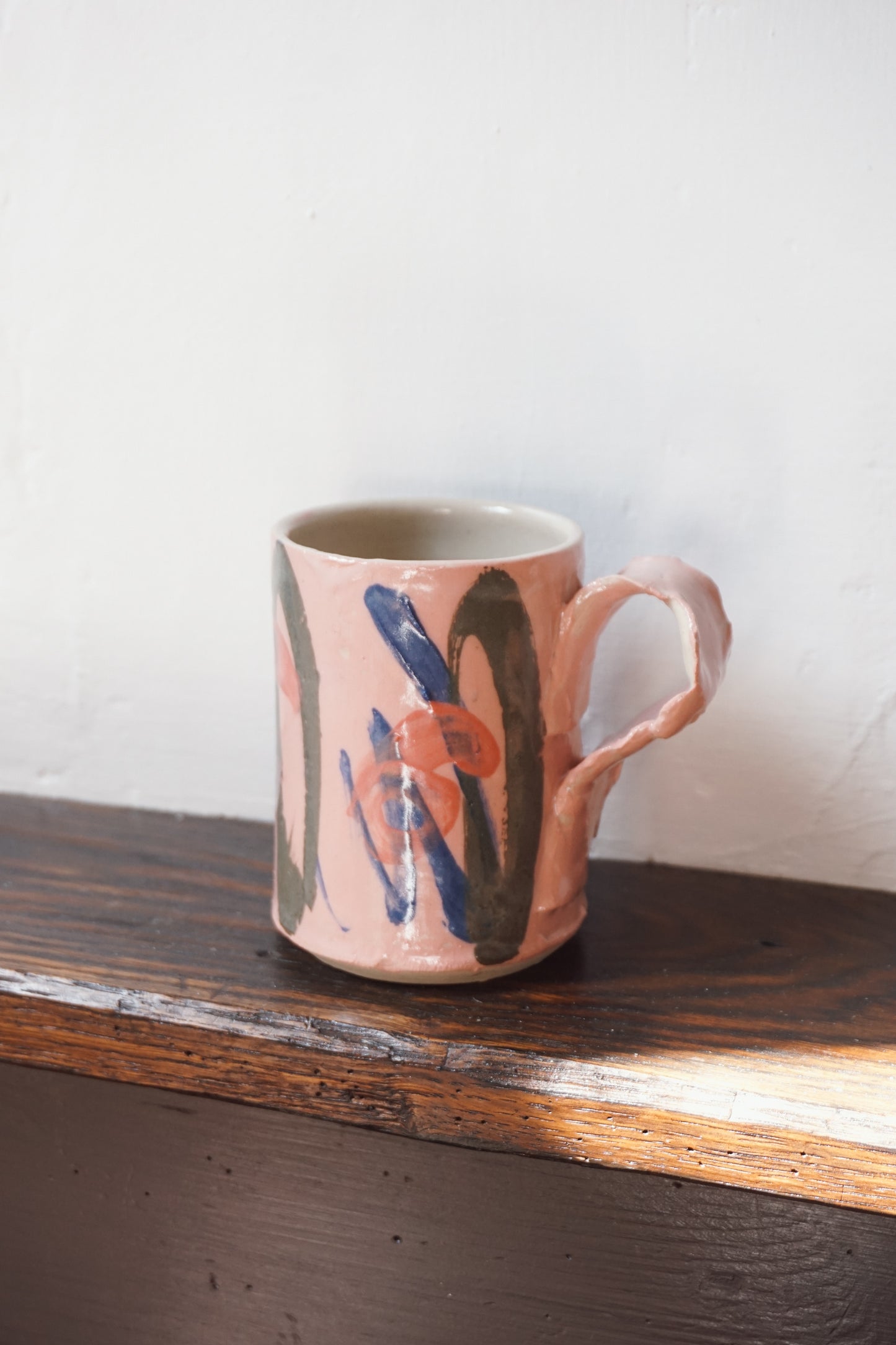 Abstract Floral Mug by Lotte Andrews