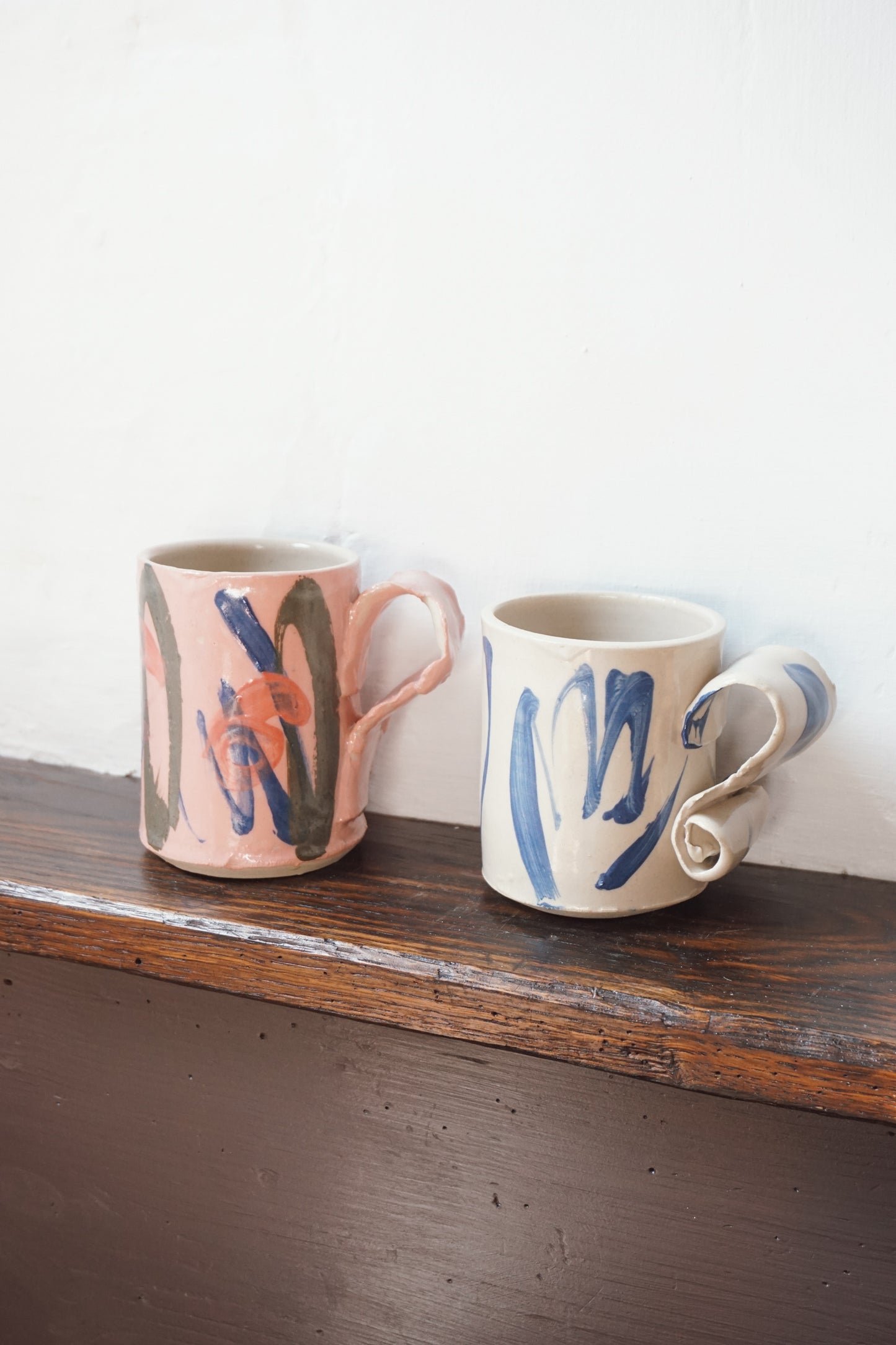 Abstract Floral Mug by Lotte Andrews