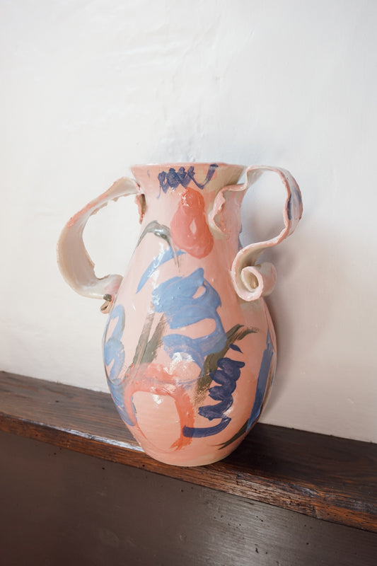 Abstract Floral Vase by Lotte Andrews