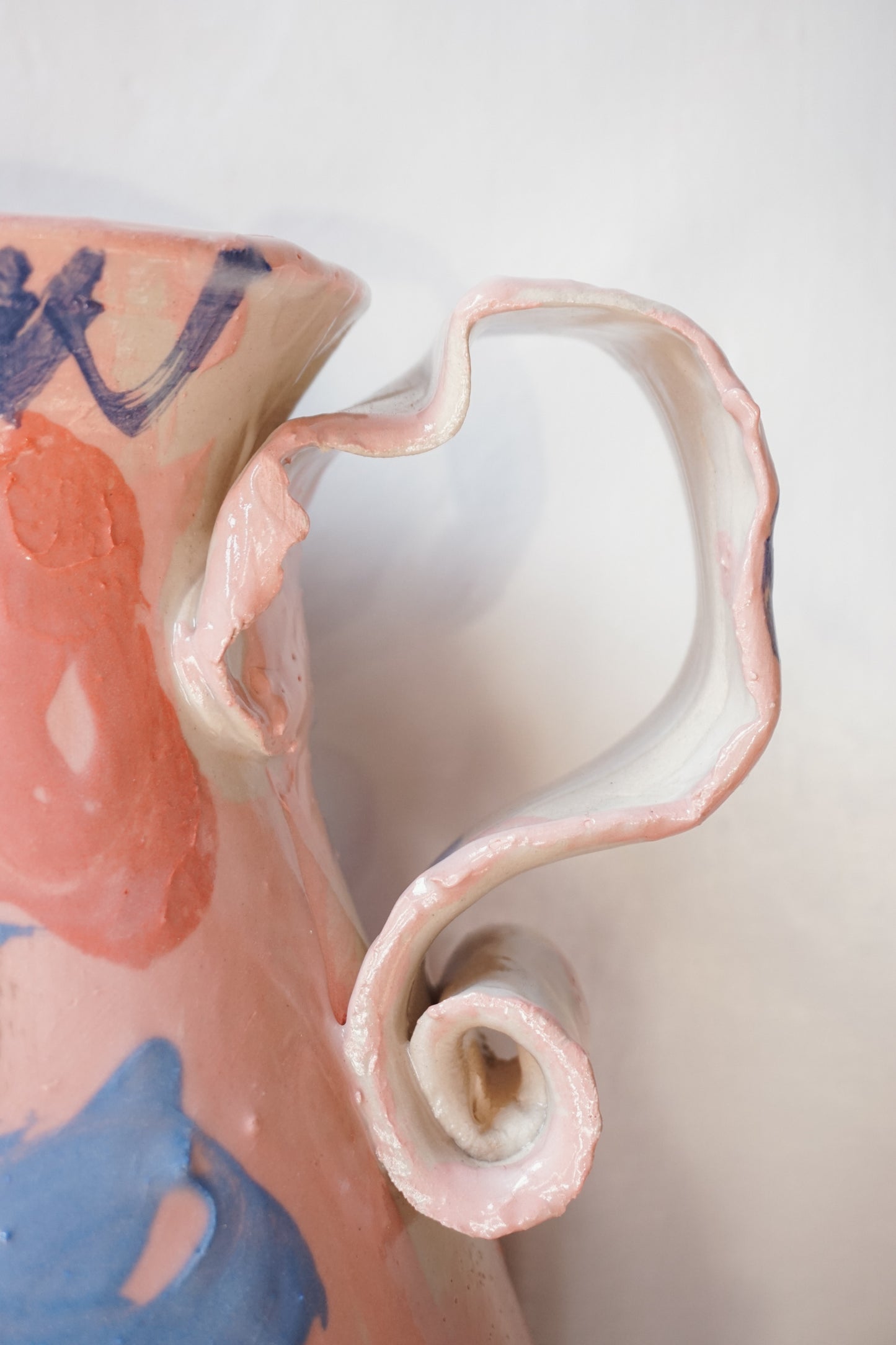 Abstract Floral Vase by Lotte Andrews