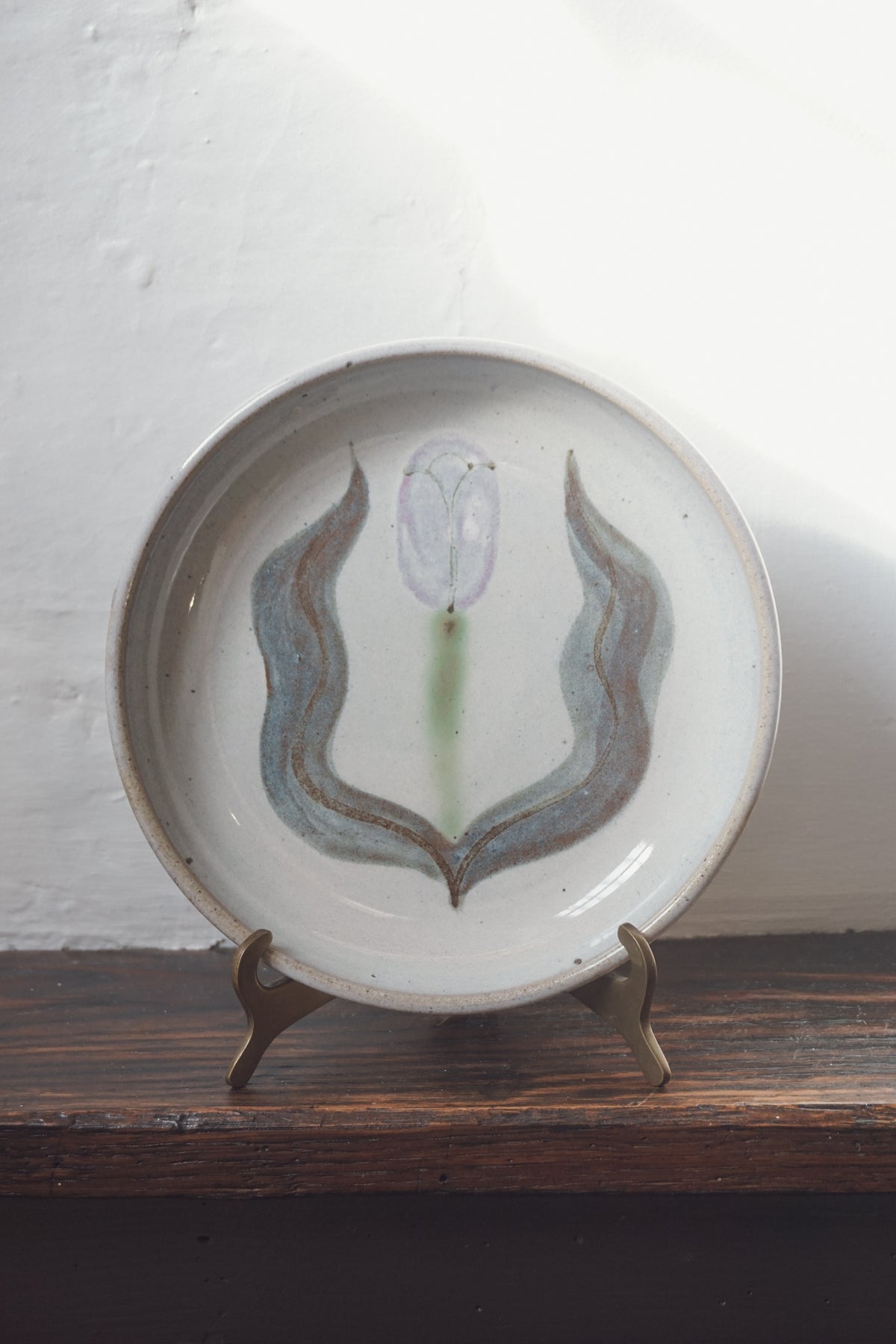 Tulip Plate by Saskia Pomeroy