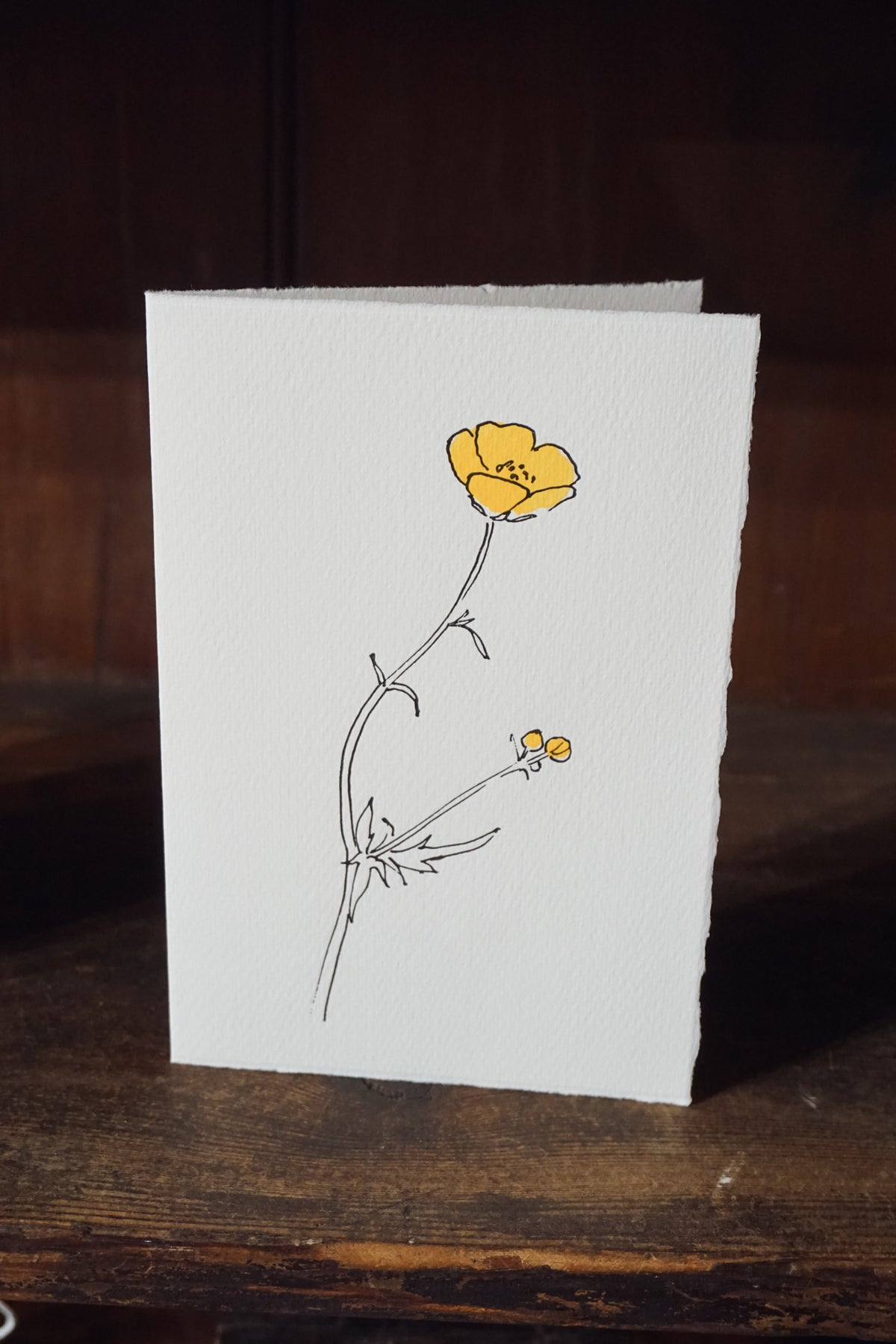 Buttercup card by Scribble & Daub
