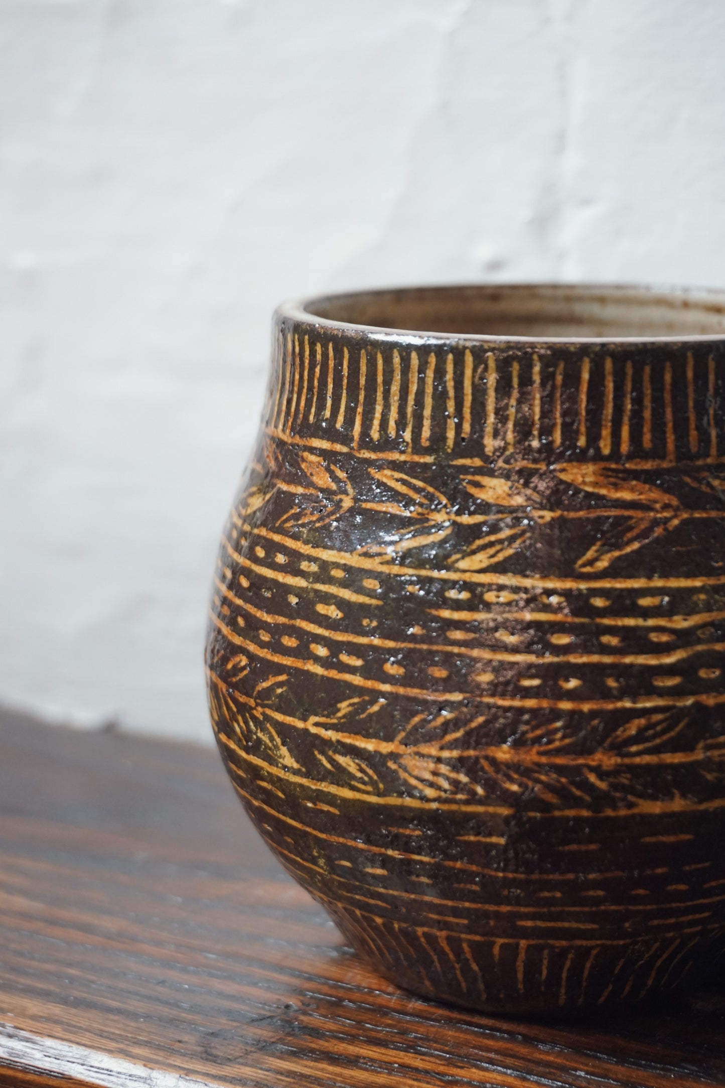 Black Stoneware Mug by Steph Tooley
