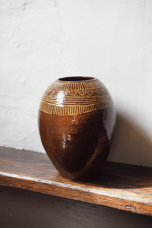 Earthenware Vase by Steph Tooley