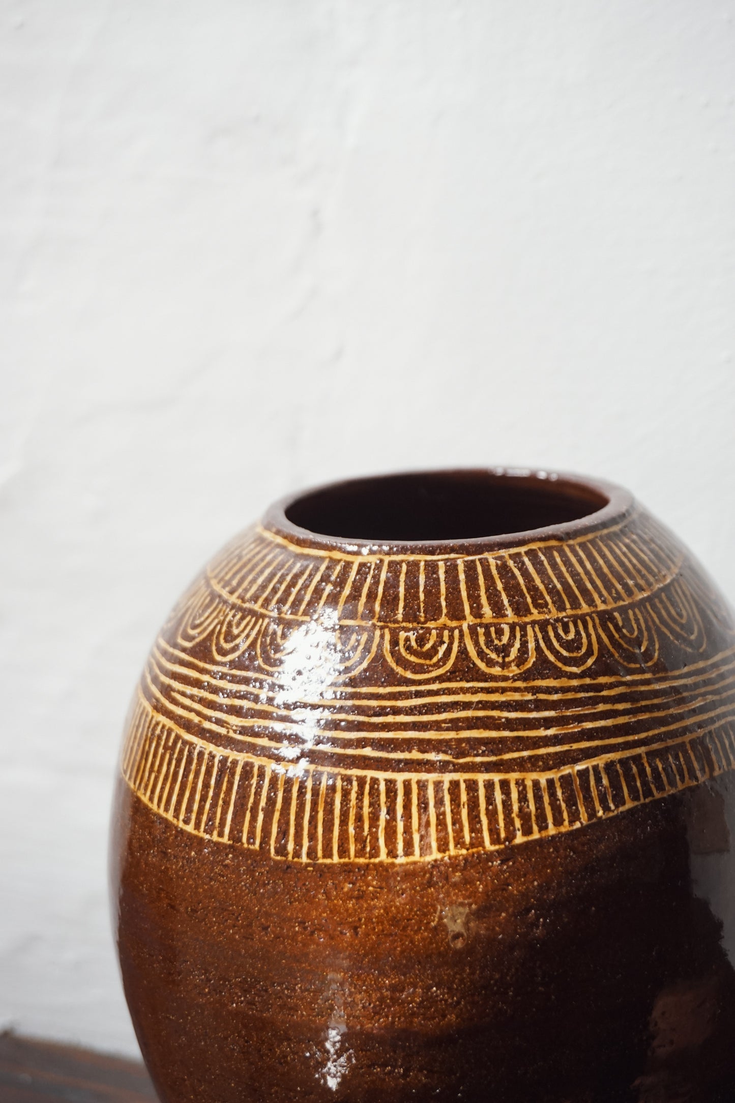 Earthenware Vase by Steph Tooley